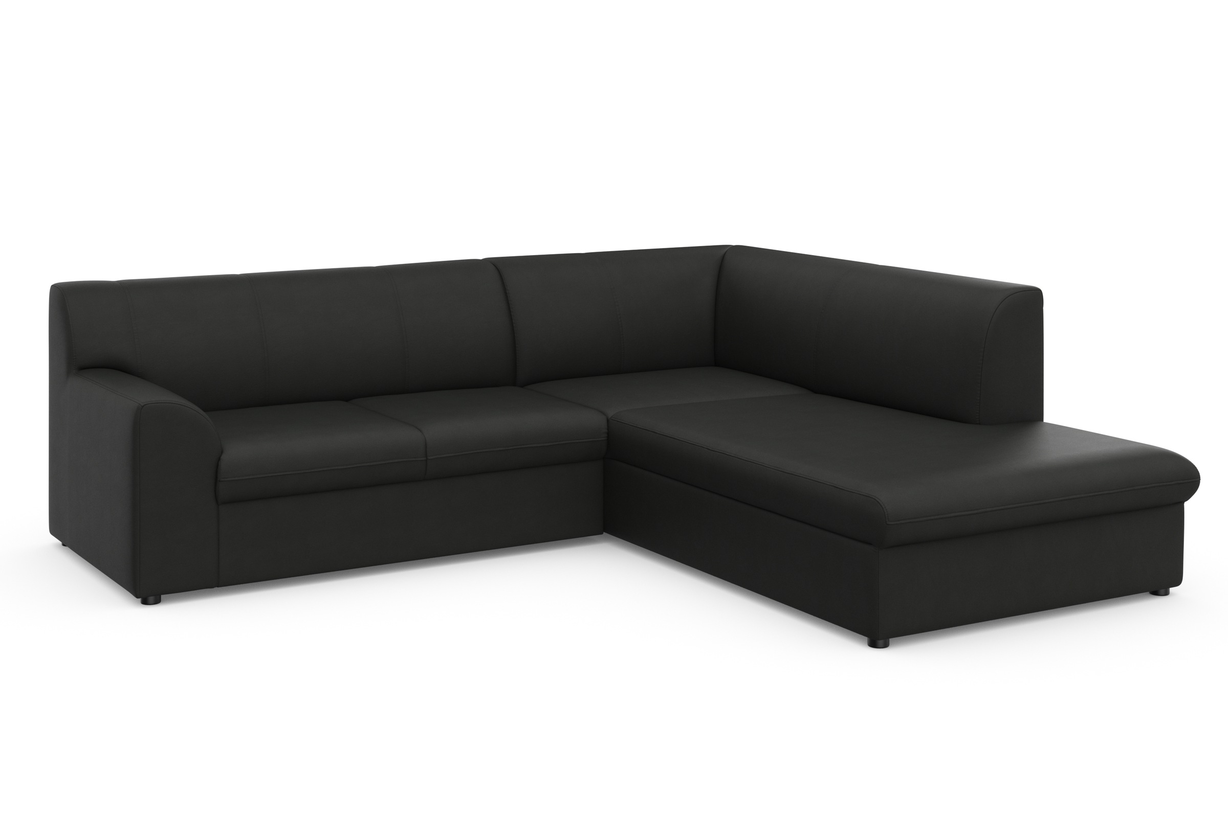 DOMO collection Ecksofa »Topper zeitlos elegant, kompakte Stellmasse, OTTOs Choice, L-Form«, mit Ottomane, wahlweise mit Schlaffunktion
