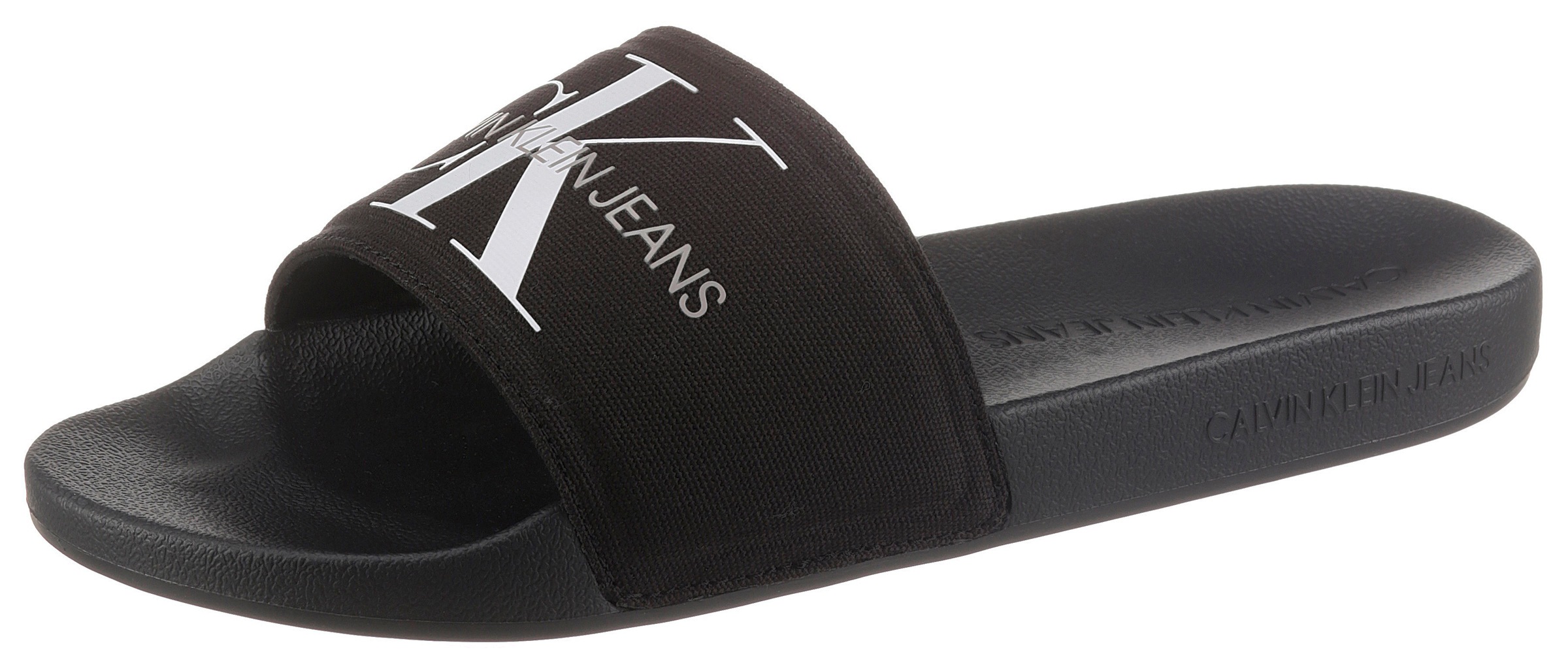 Image of Calvin Klein Jeans Pantolette, mit auffälligem Logo bei Ackermann Versand Schweiz