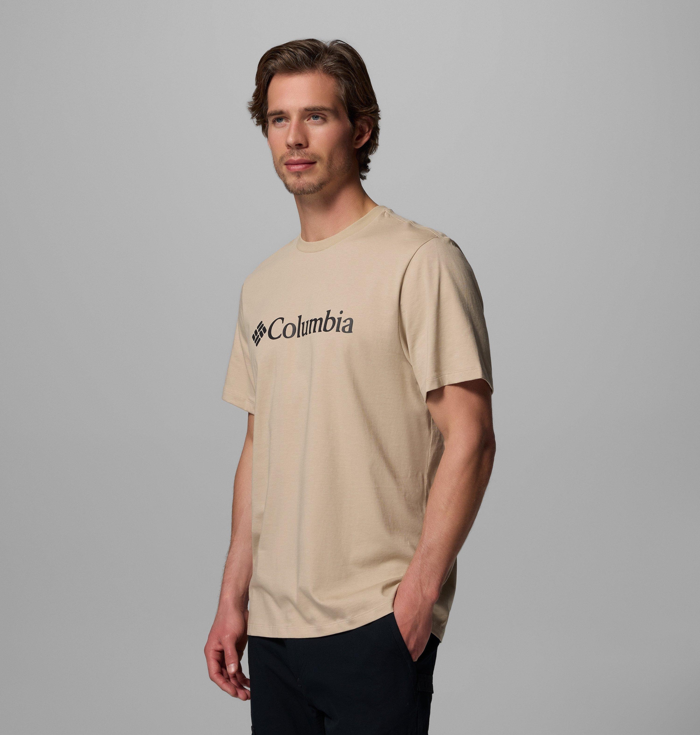 Columbia T-shirt »CSC Basic Logo Tee« manches courtes, col rond, en coton, coupe sportive