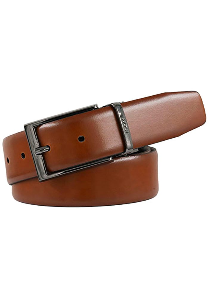 Image of JOOP Wendegürtel aus seidenglattem Rindsleder, zum wenden, zweifarbig, 3,5 cm breit