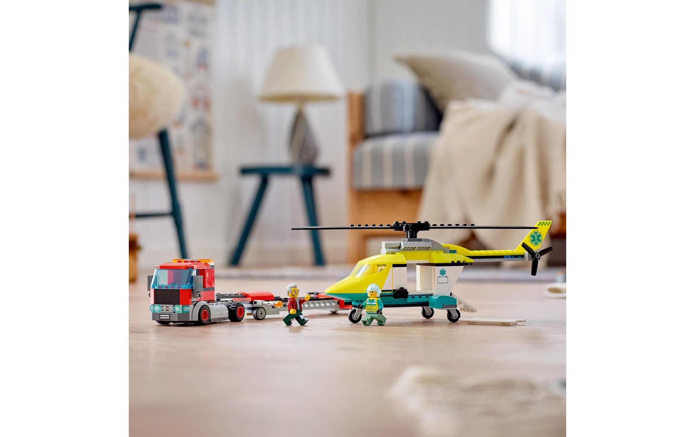 LEGO® Spielbausteine »Hubschrauber Transporter«, (215 St.)
