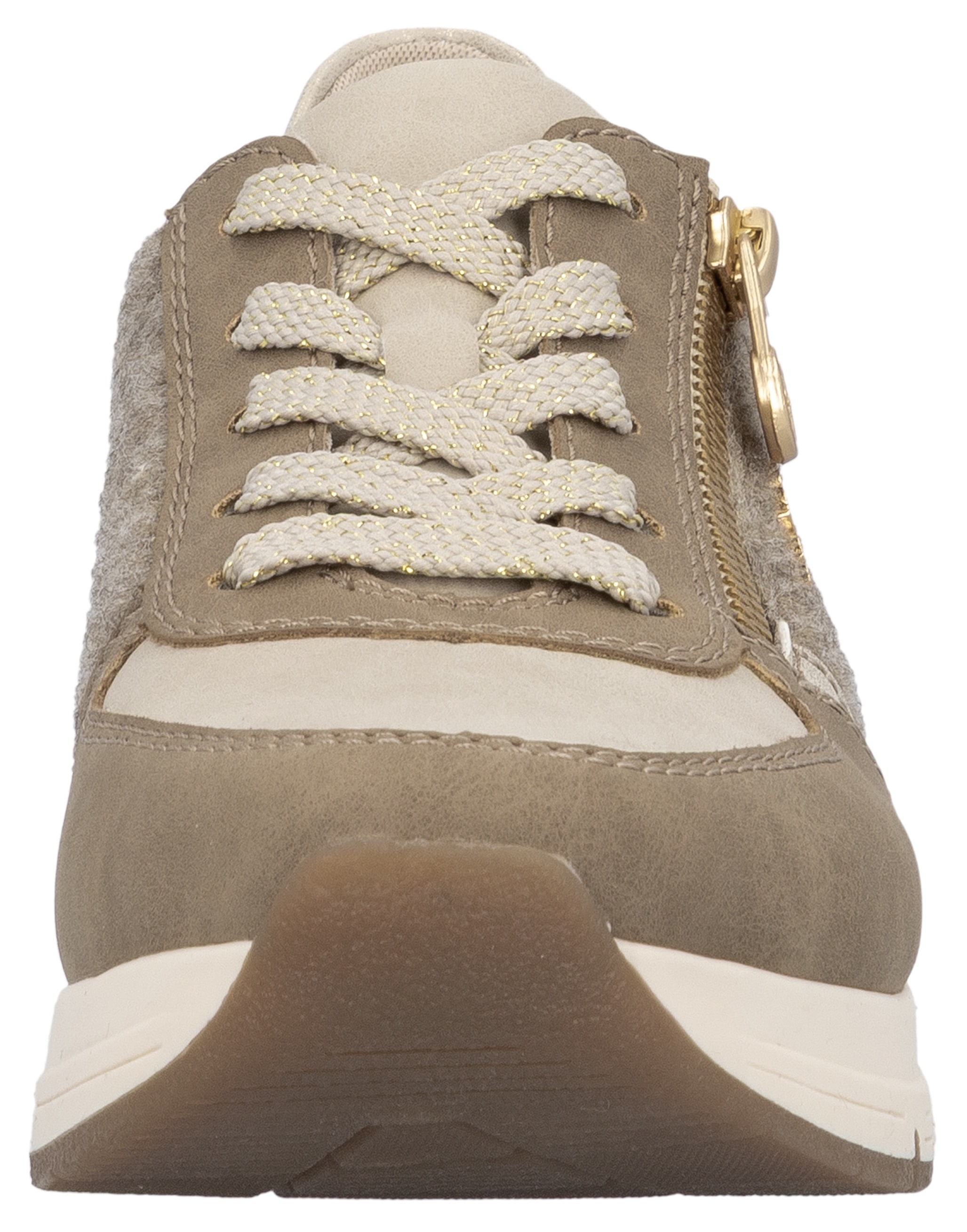 Rieker Sneaker, Freizeitschuh, Schnürschuh, Halbschuh mit modischen Akzenten