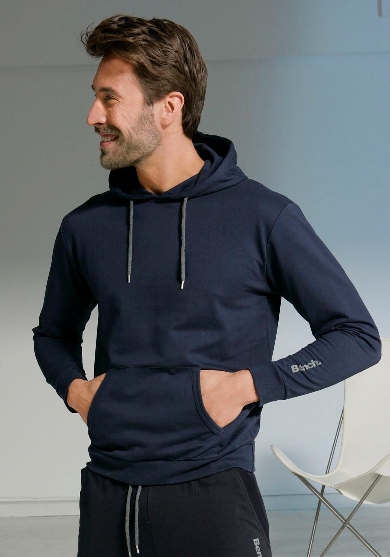 Bench. Loungewear Kapuzensweatshirt, mit Känguru Tasche