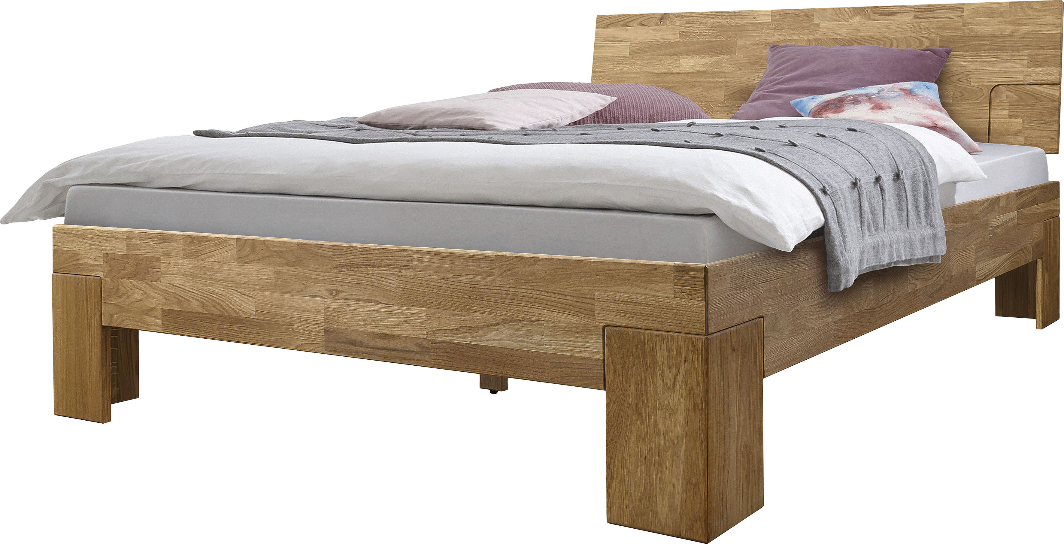 Image of andas Bett »Sarah«, aus massivem Eichenholz, in zwei verschiedenen Bettbreiten erhältlich bei Ackermann Versand Schweiz