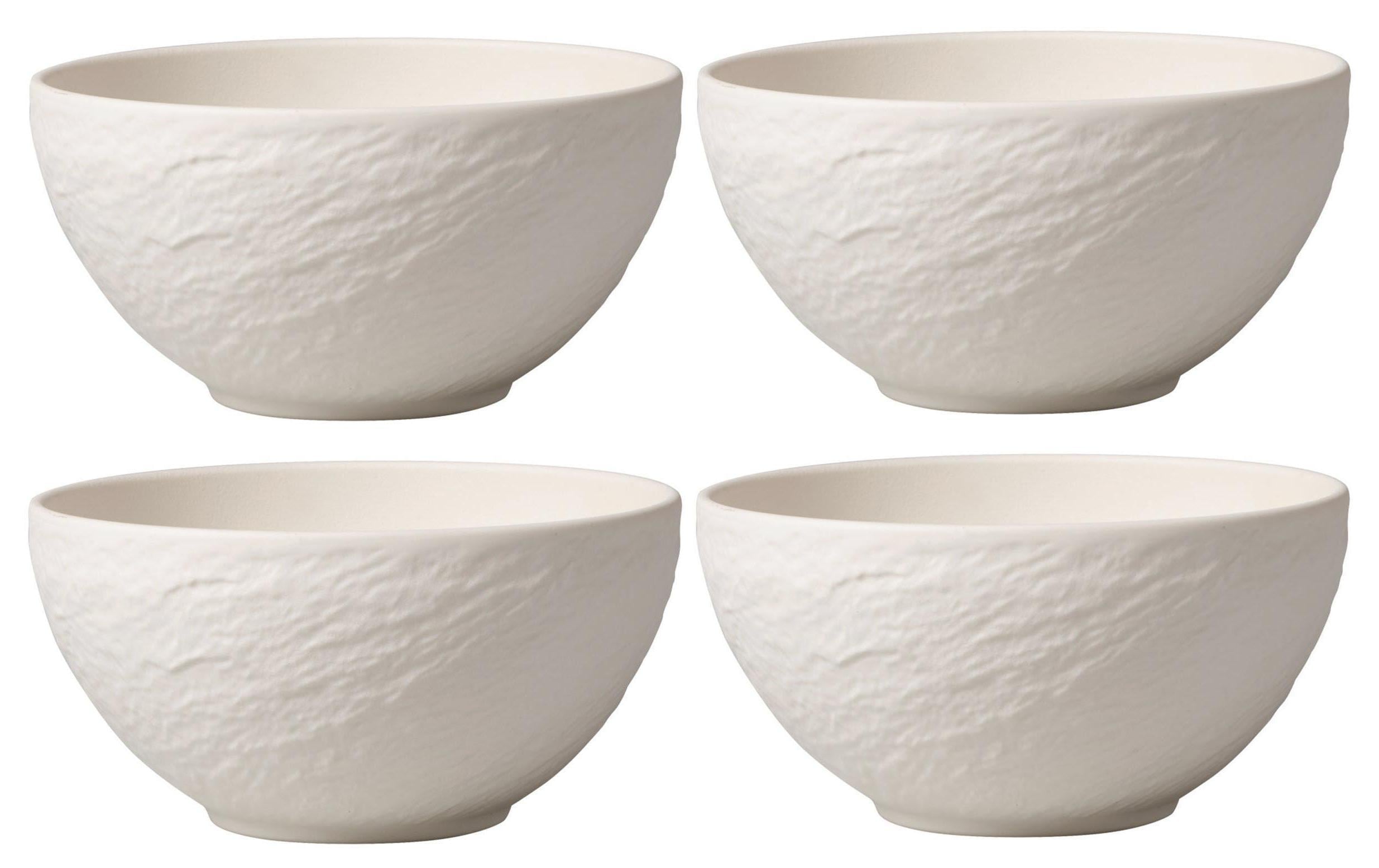 Villeroy & Boch Snackschale "Manufacture Rock" 4 Stk. aus Porzellan