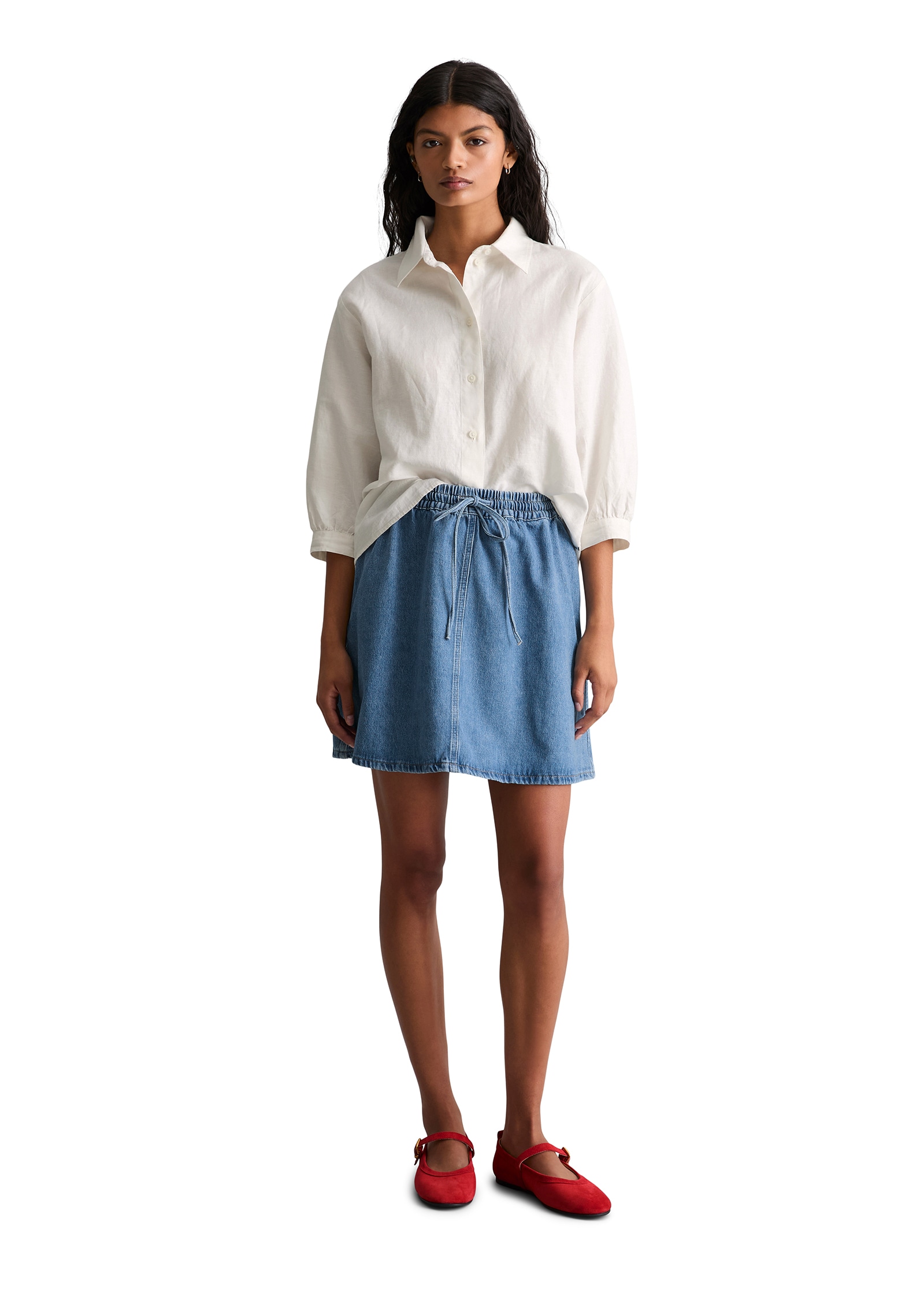 Marc O'Polo DENIM Jupe en jean forme A en coton biologique pur