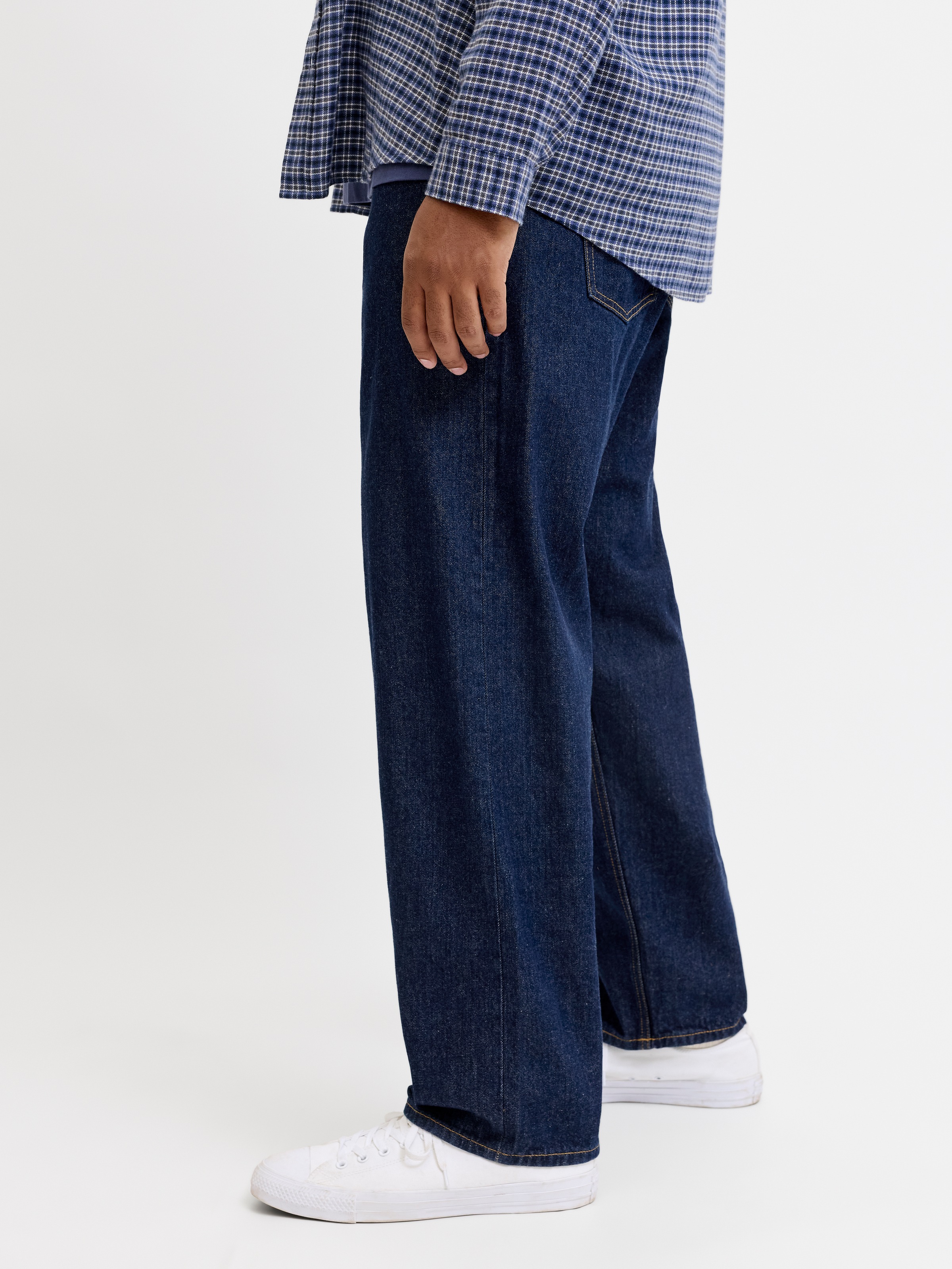 Jack & Jones PlusSize Jeans Relax-fit »JJICHRIS JJORIGINAL AT 054 SN PLS« coton, coupe décontractée