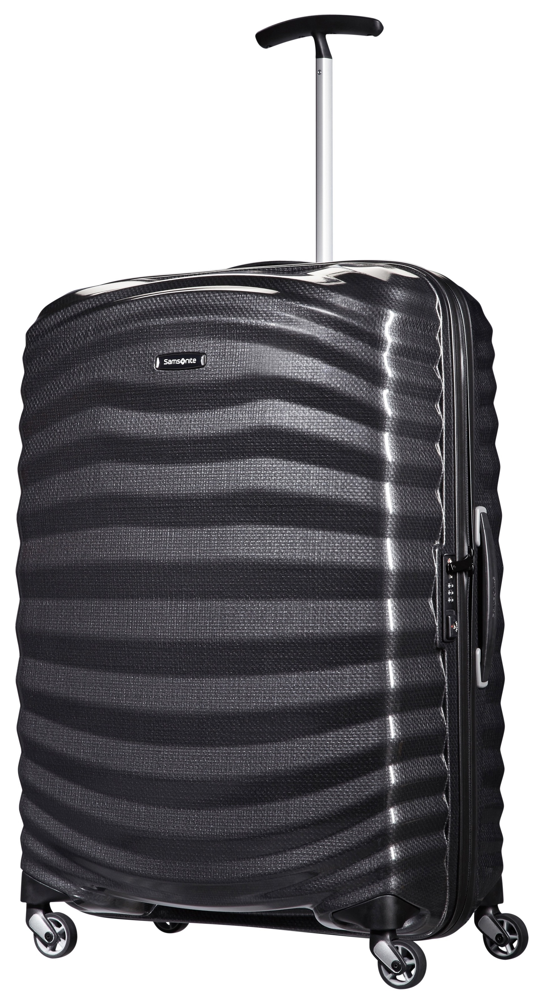 Samsonite Hartschalen-Trolley »LITE-SHOCK, verschiedene Grössen«, 4 Rollen, Reisekoffer Trolley Aufgabegepäck TSA-Zahlenschloss Made in Europe