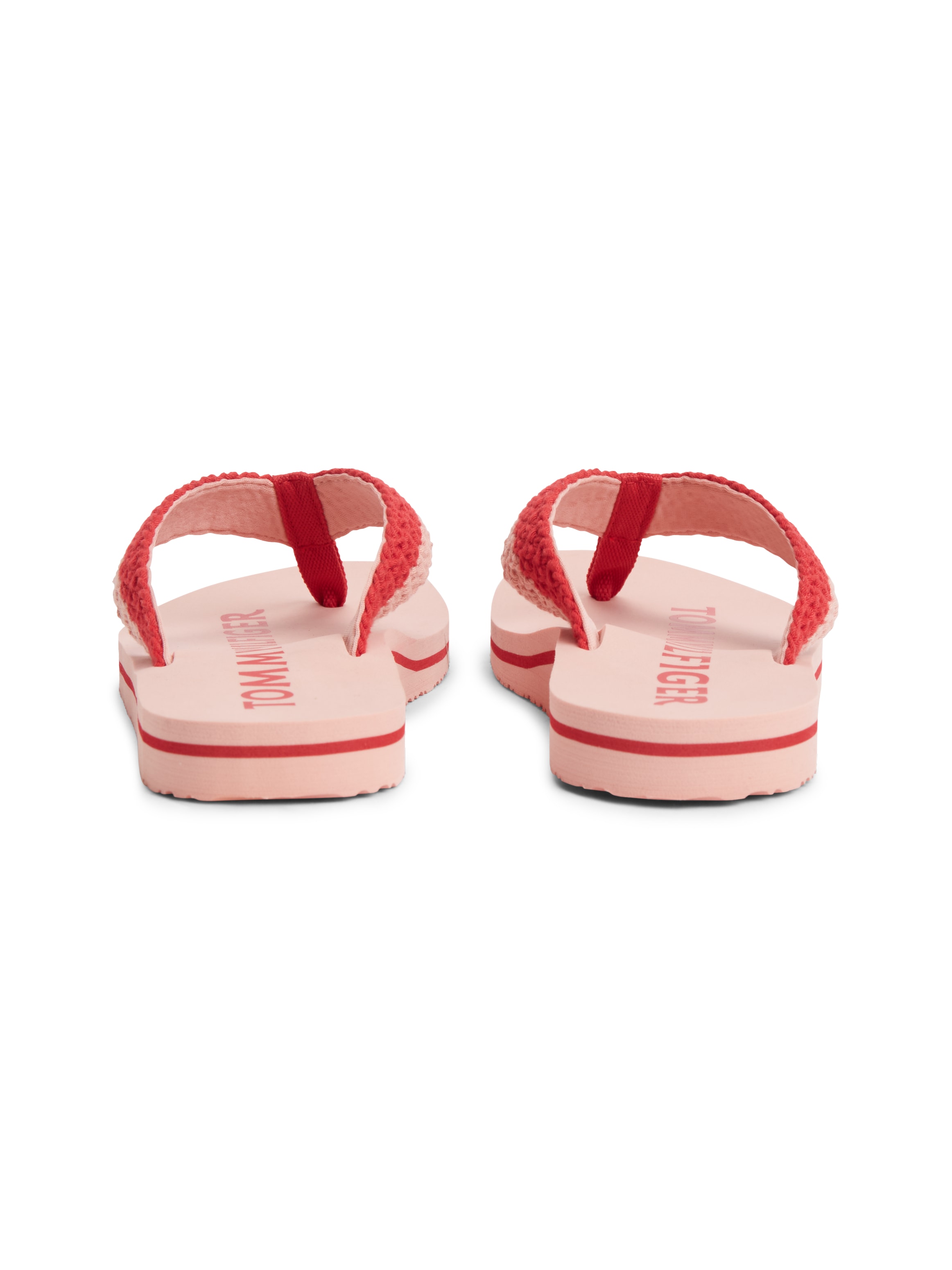 Tommy Hilfiger Séparateur d'orteils »TH CROCHET SUMMER SANDAL«  Dianette, chaussure de plage en crochet estival