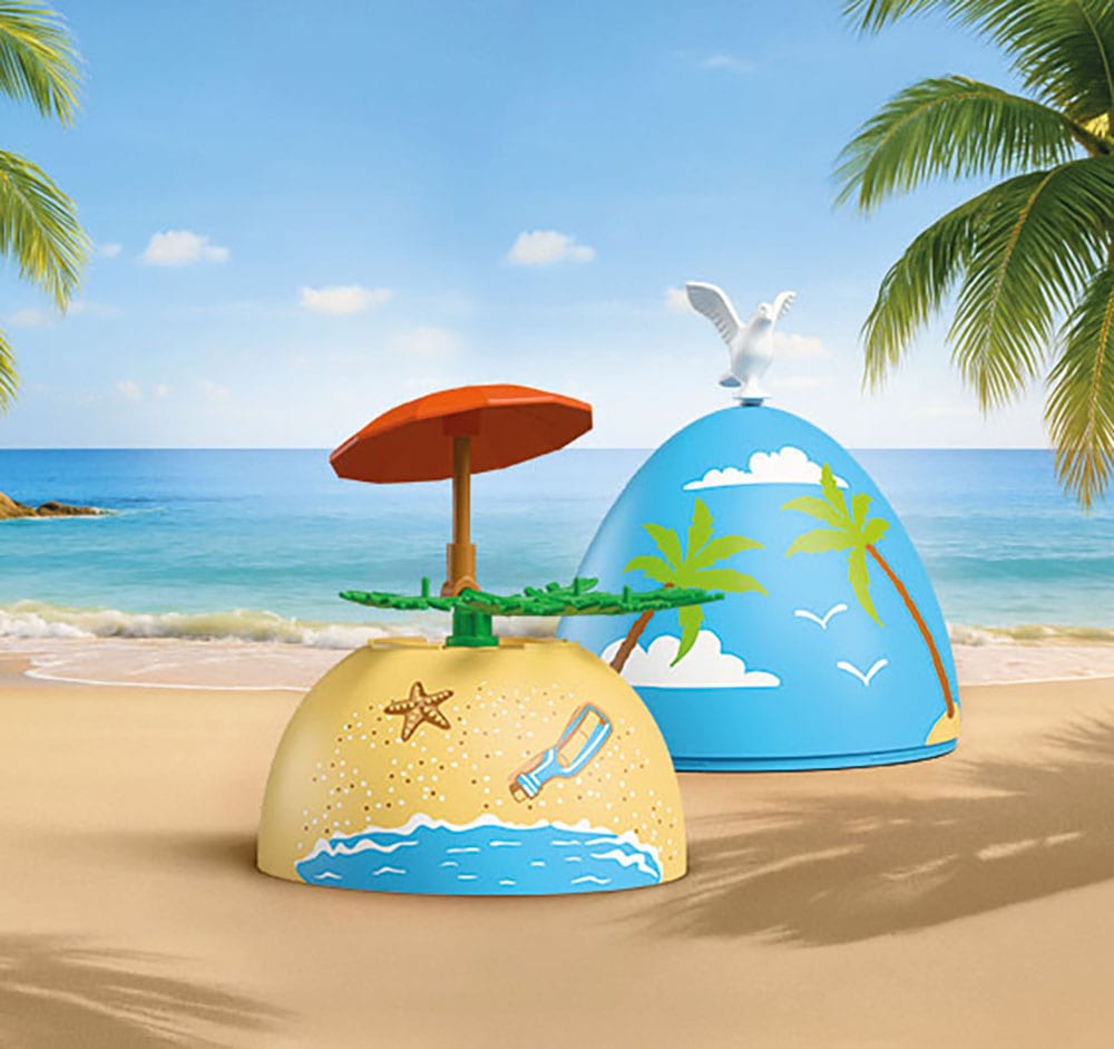 Playmobil® Jeu de construction »Spiel-Ei: Strandurlaub (72101), My Life«