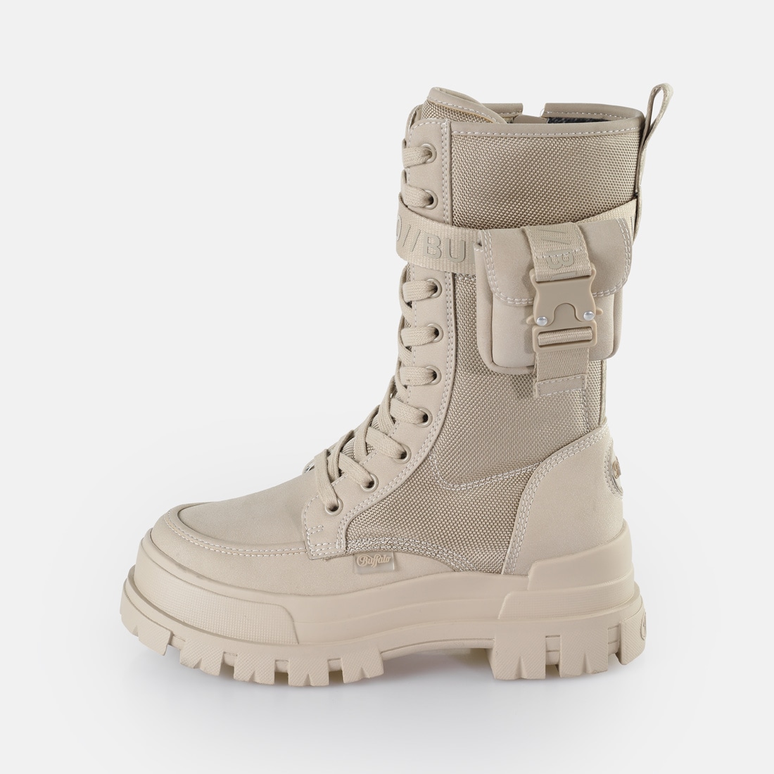 Image of Buffalo Schnürstiefel "ASPHA COM HI" Schnürboots, Plateaustiefel mit kleinem Täschchen am Schaft