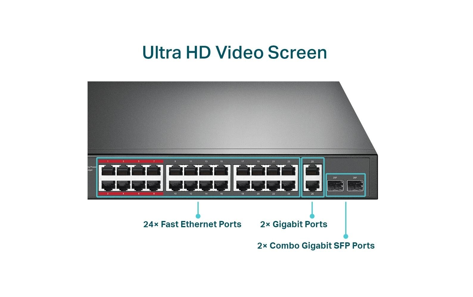 TP-Link Netzwerk-Switch »TL-SL1226P 26 Port«