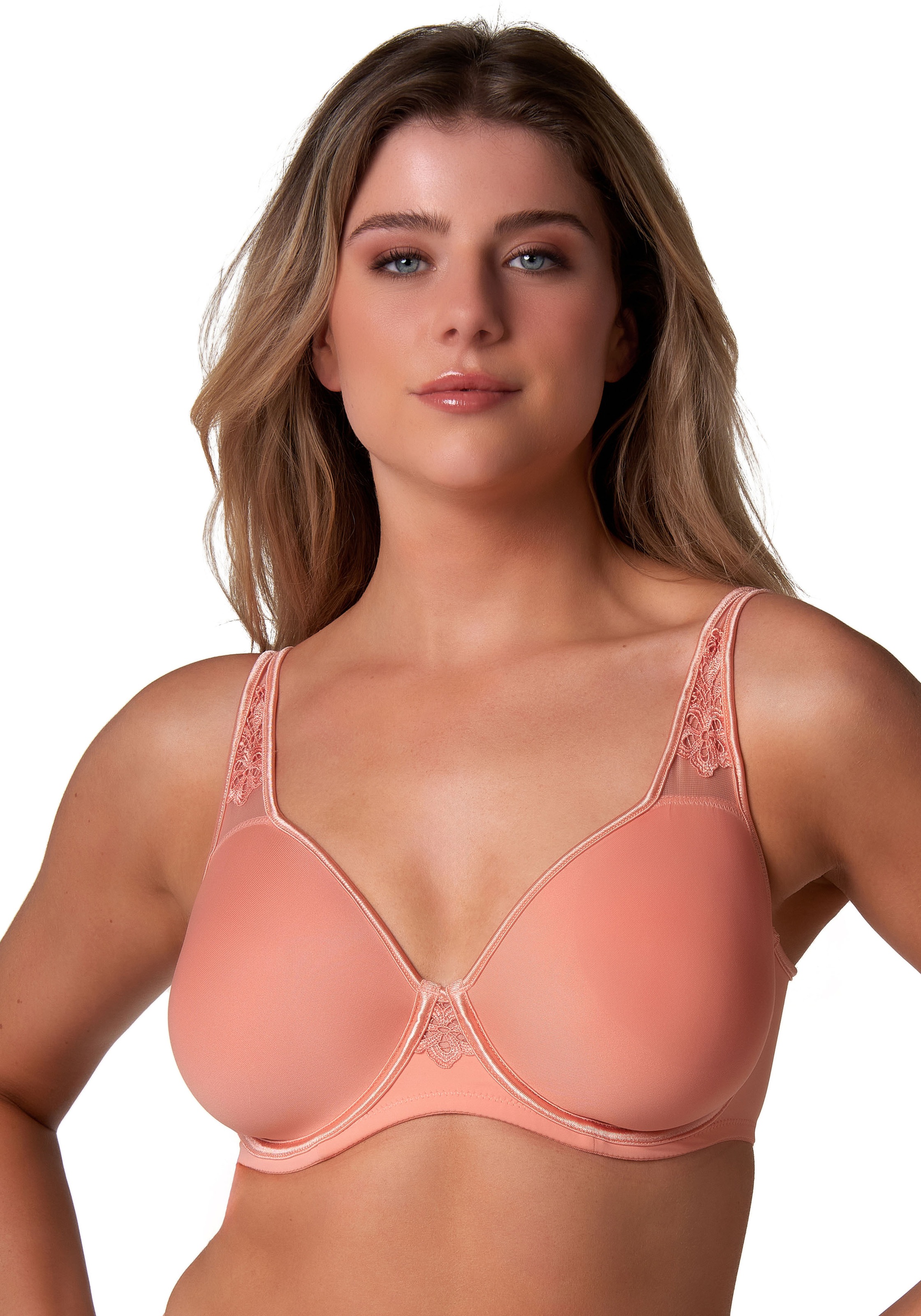 Elbrina Bügel-BH "Spacer Bra" vorgeformte Cups, breite Träger, mit Bügel, mit Spitze, feminin