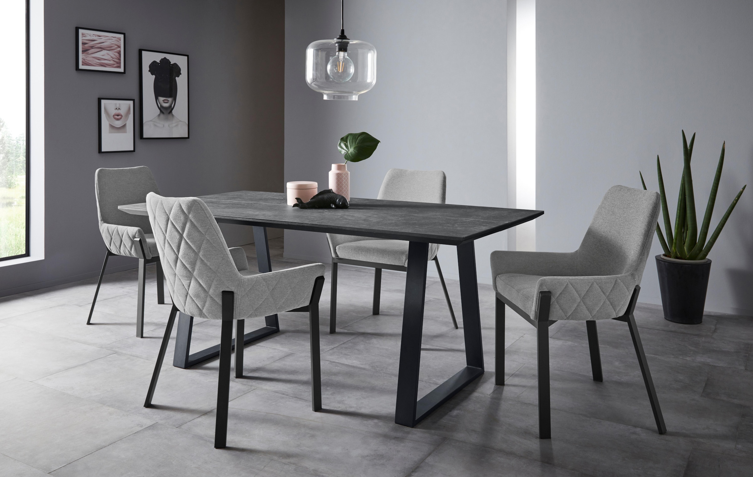 Places of Style Stuhl »Lome, TOPSELLER!, OTTOs Choice«, (Set), 2 St., Webstoff