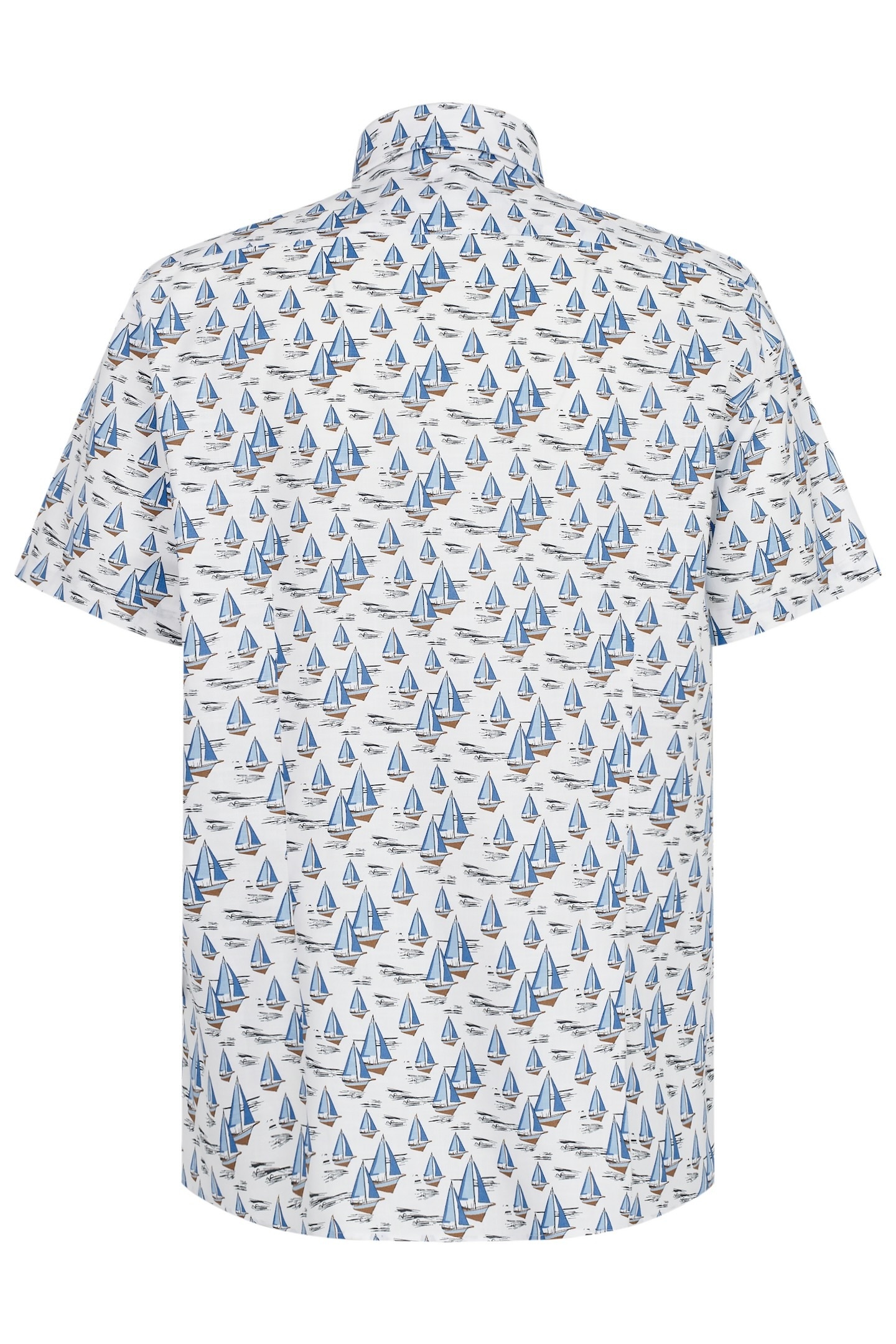 bugatti Chemise à manches courtes mit Button-Down-Kragen