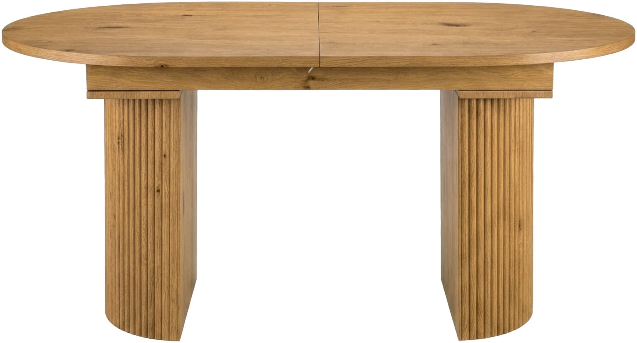 GOODproduct Table de salle à manger »Gartempe« extensible 160-210 cm, extension synchronisée, incl. tablette, largeur 90cm