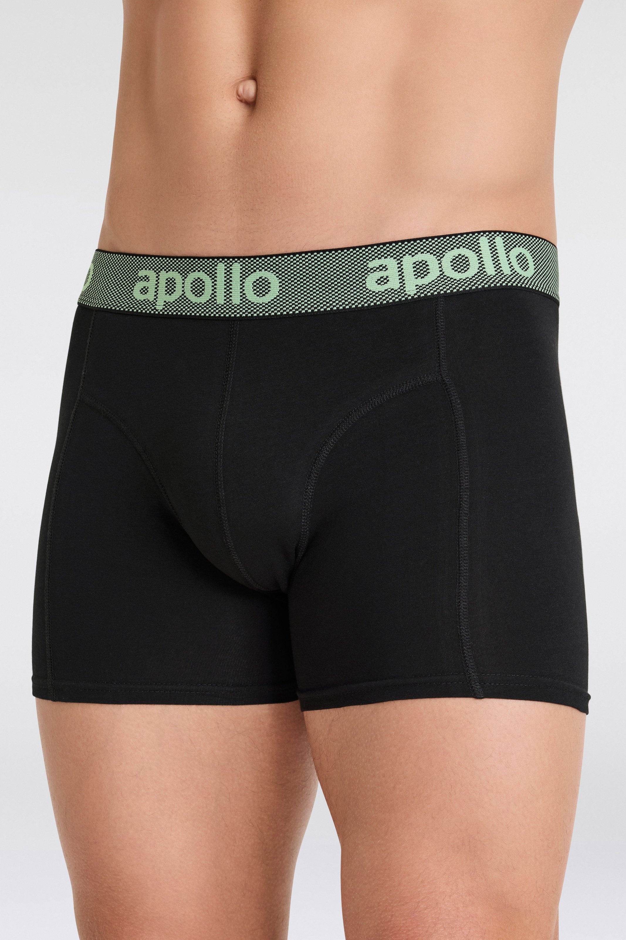 Apollo Boxer »MEN BOXERSHORTS«, (Spar-Pack, 3er Pack), mit hohem Baumwollanteil, elastisch und gut an den Körper