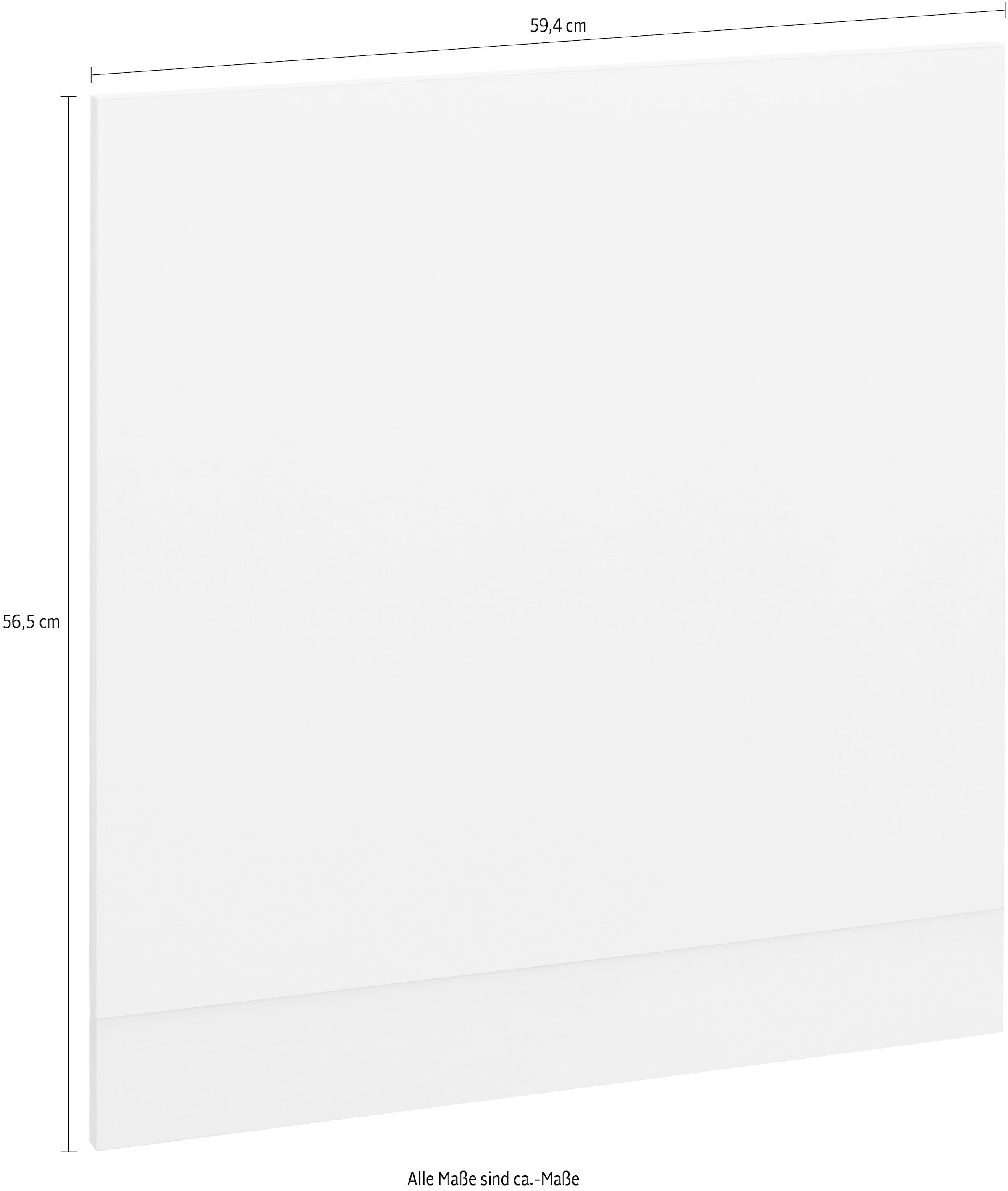 wiho Küchen Panneau frontal »Unna« 60 cm breit, für teilintegrierbaren Geschirrspüler