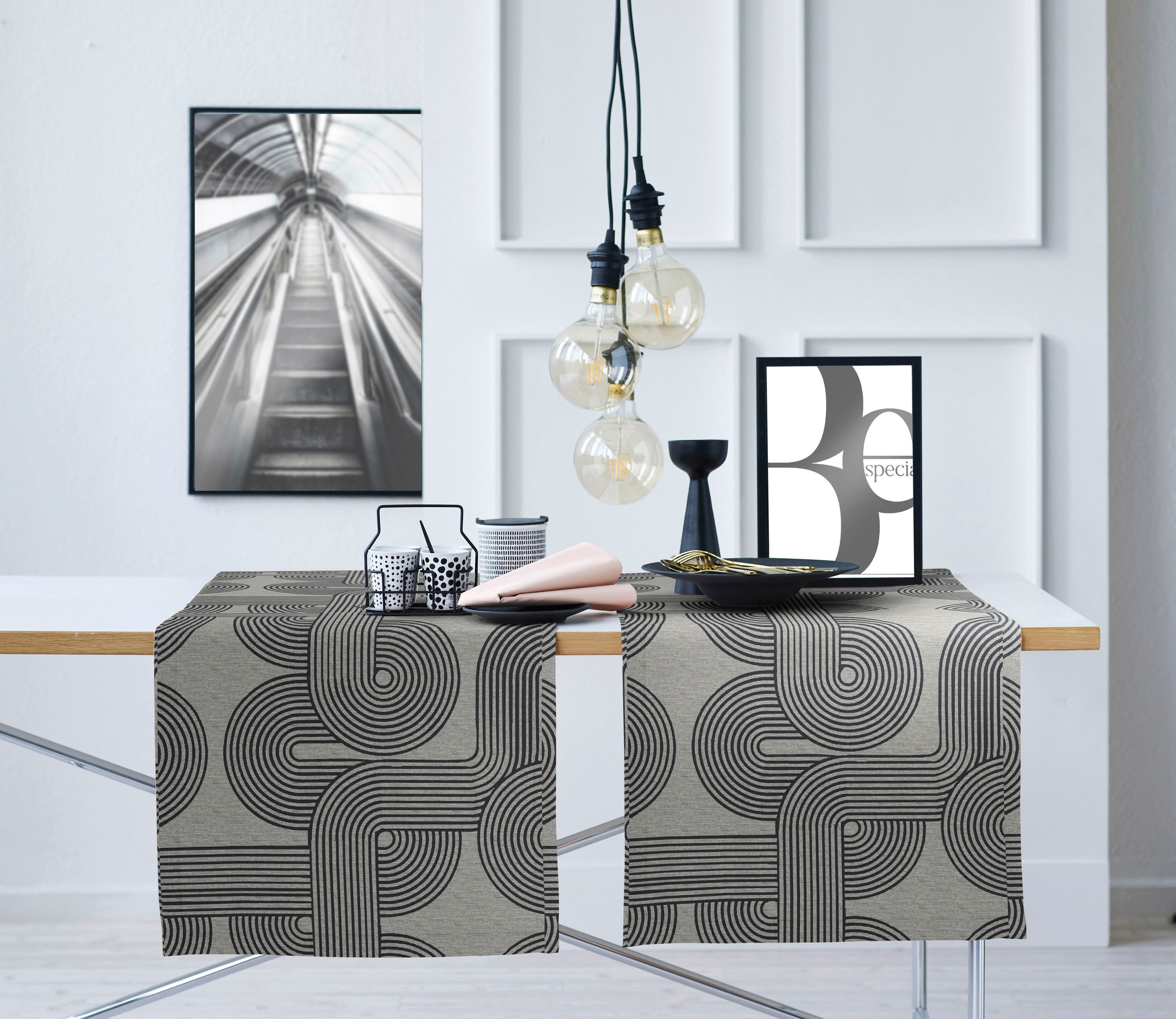 APELT Tischläufer "Nova, LOFT STYLE, Jacquard"