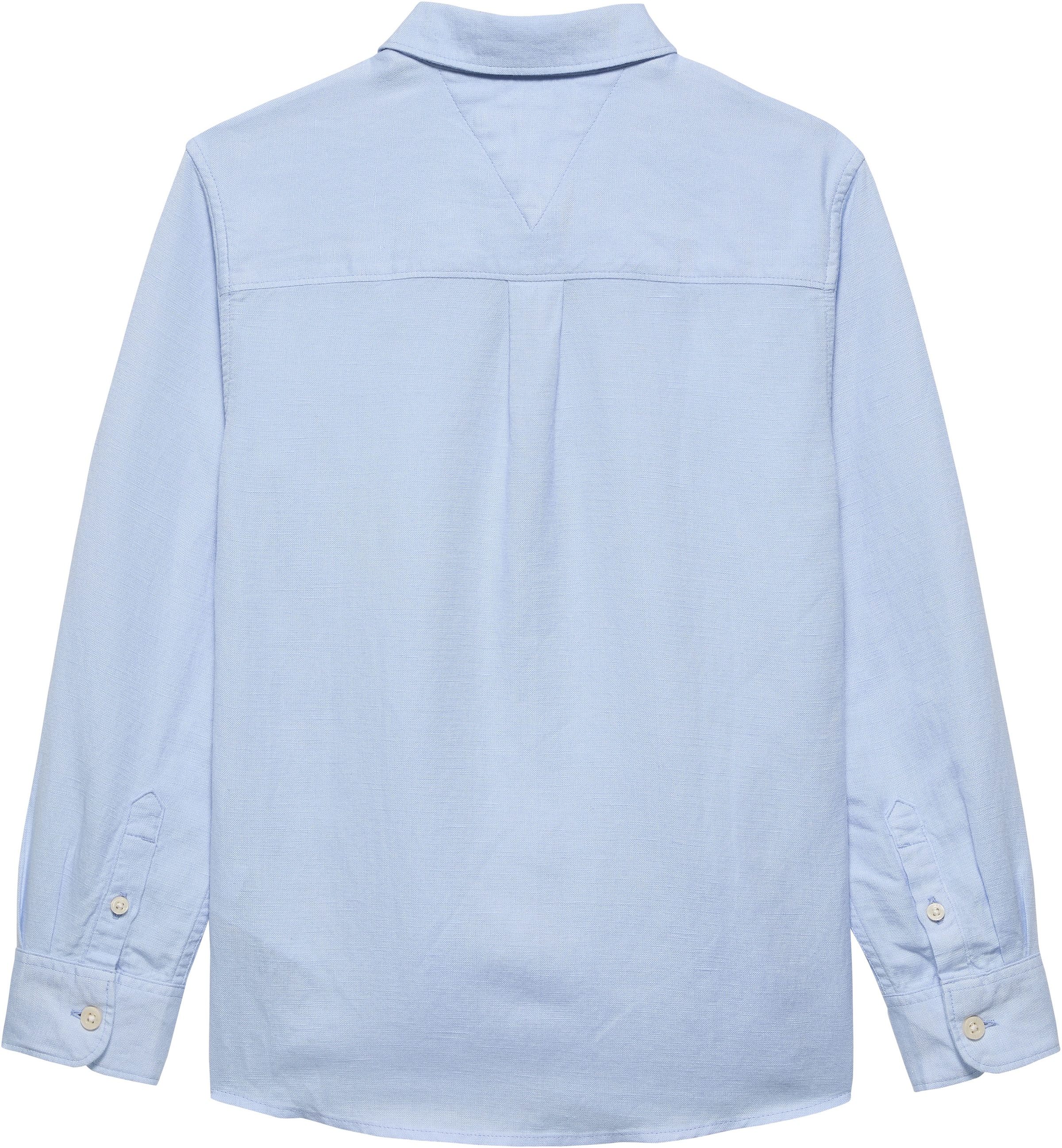 Tommy Hilfiger Chemise à manches longues »LINEN BLEND RELAXED SHIRT LS« mit Brusttasche, Logostickerei