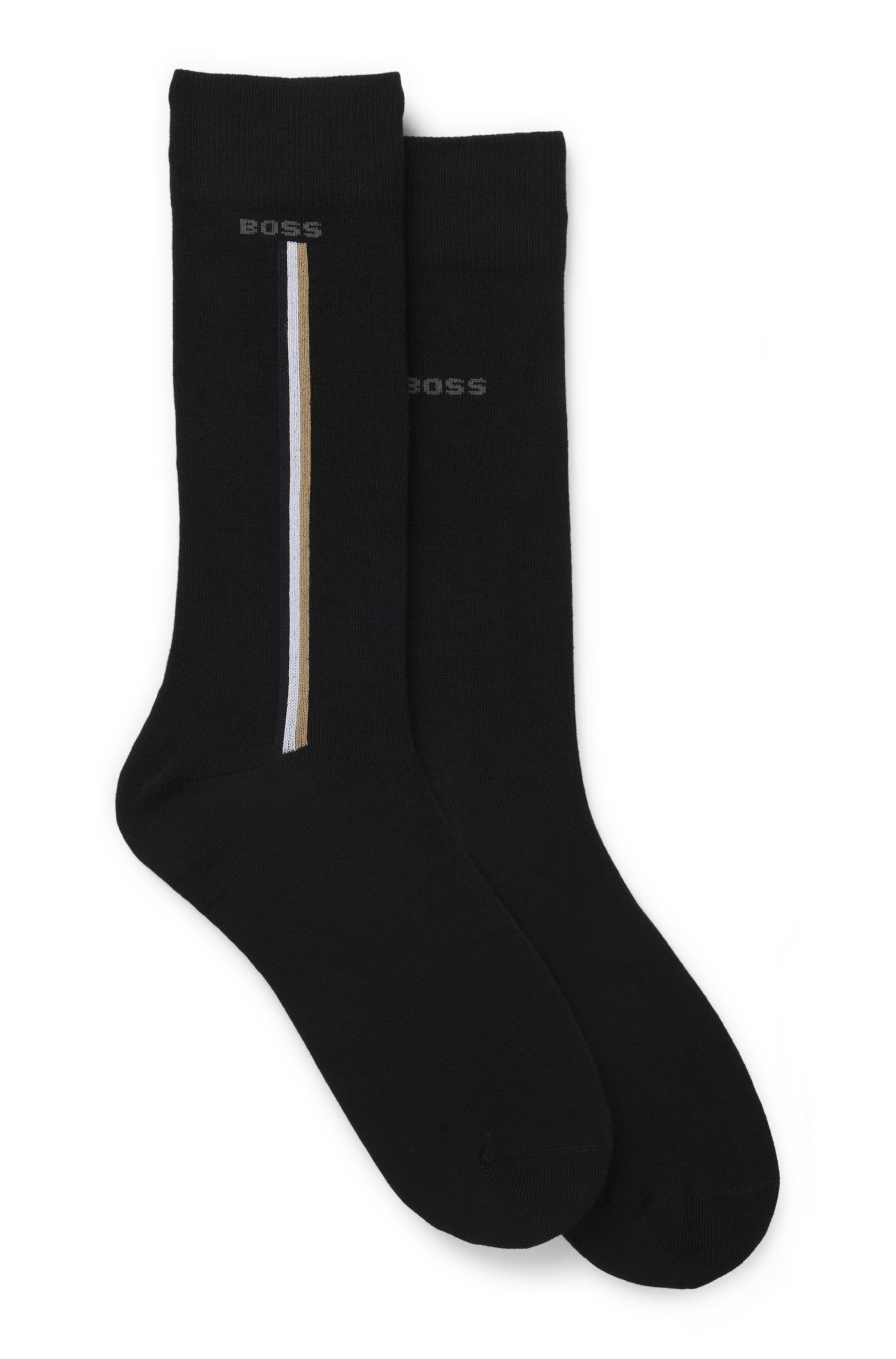 BOSS Businesssocken »2P RS Iconic CC«, (2 Paar), mit Kontraststreifen an der Seite