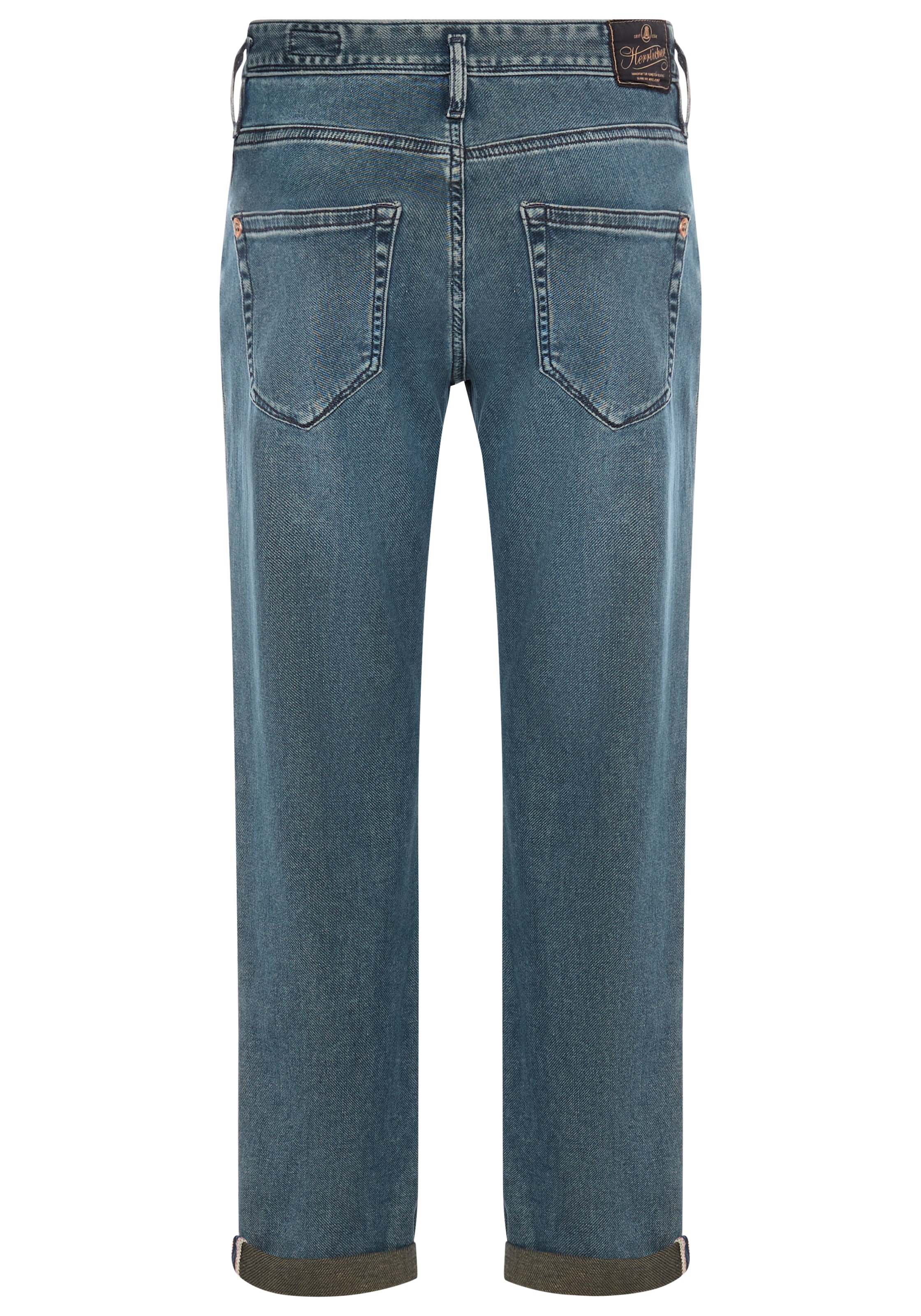 Herrlicher 5-Pocket-Jeans »Shyra Tap Denim Comfort« in Cropped Länge, Umschlagsaum