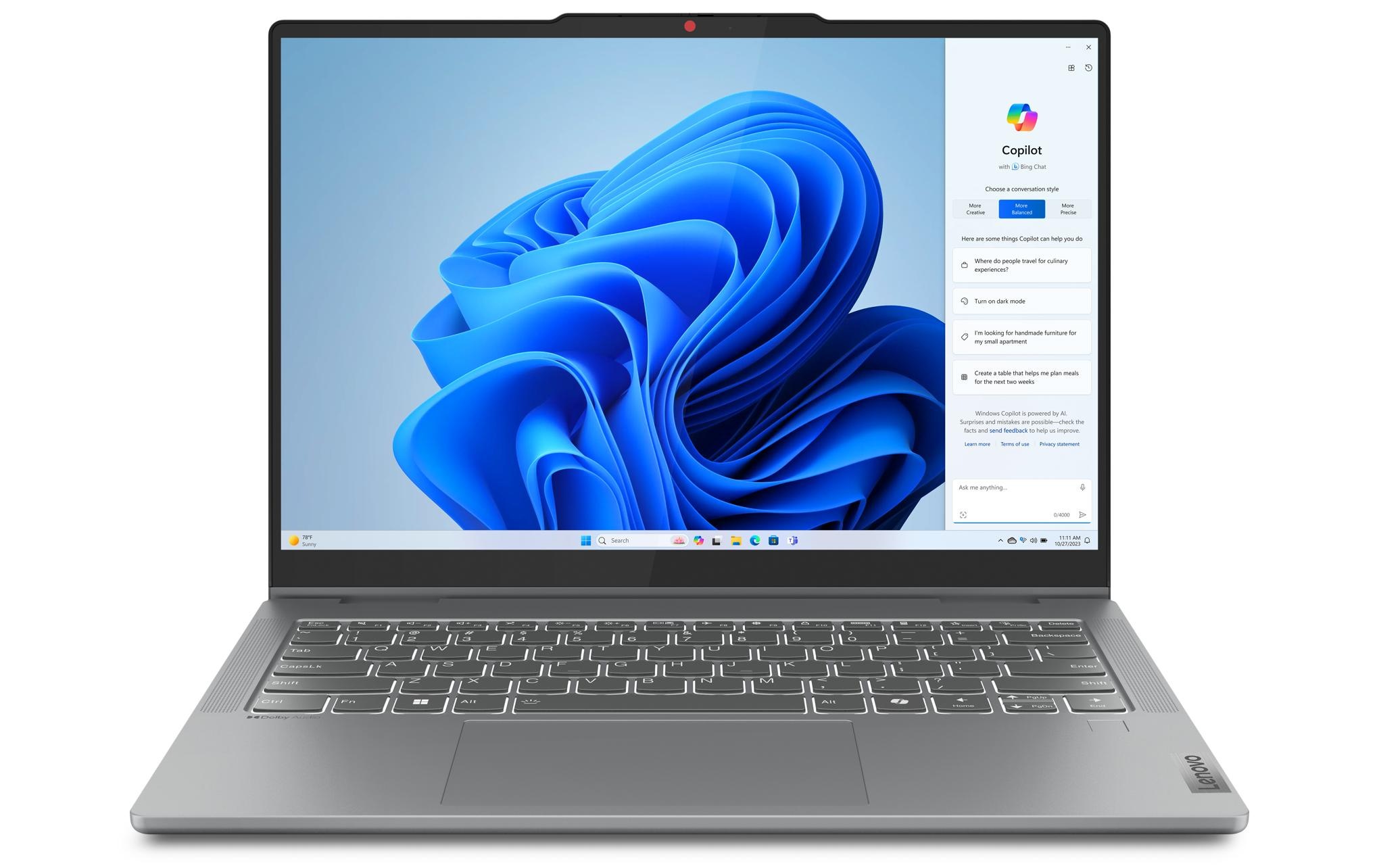 Lenovo Convertible Notebook »IdeaPad 5 2-in-1 14IRU9 (Intel)«, 35,42 cm, / 14 Zoll, Intel, Core 7, 1000 GB SSD