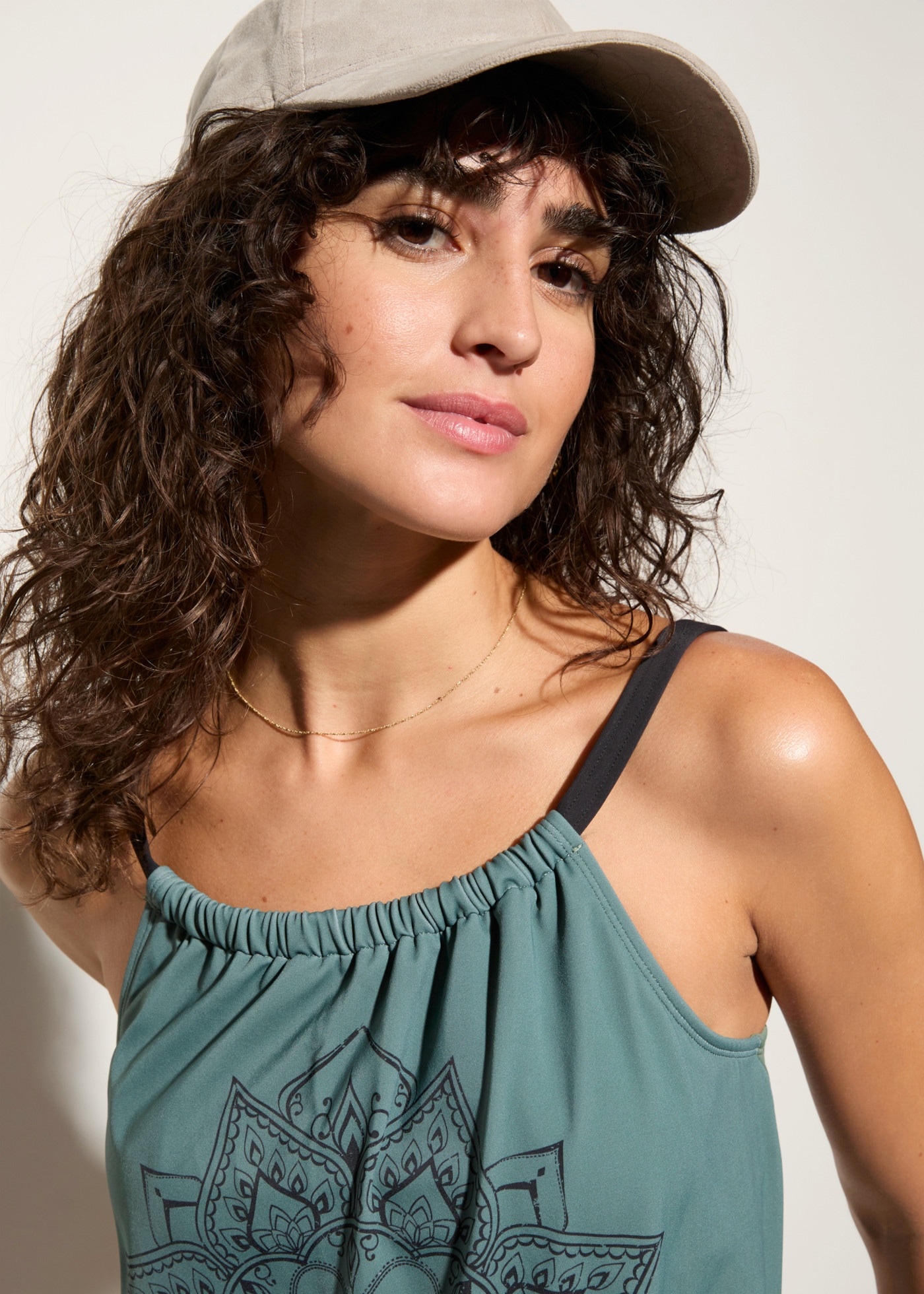 bonprix Tankini Ensemble,  Avec impression voyante, style sportif, en polyamide et élasthanne