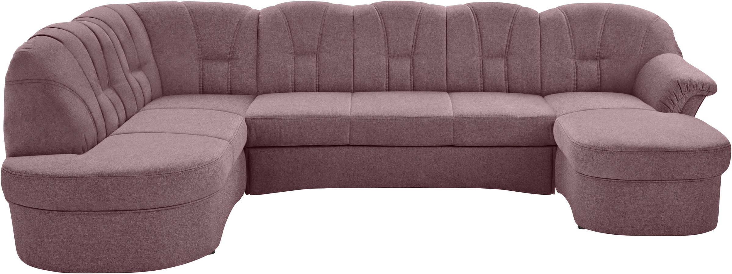 DOMO collection Wohnlandschaft »Papenburg U-Form«, in grosser Farbvielfalt, wahlweise Bettfunktion, frei im Raum stellbar