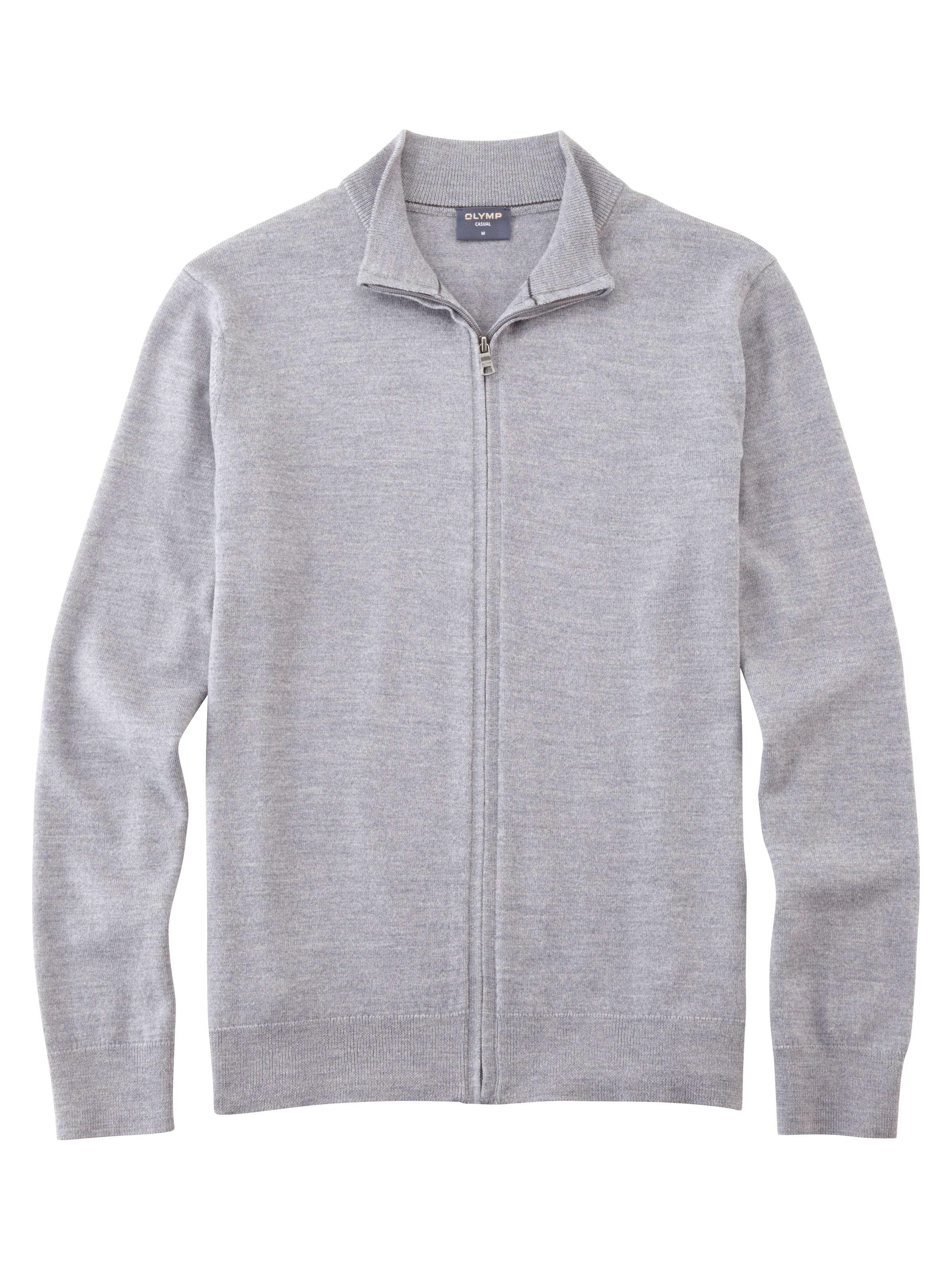 OLYMP Veste en tricot »Casual« en laine de haute qualité, coupe régulière