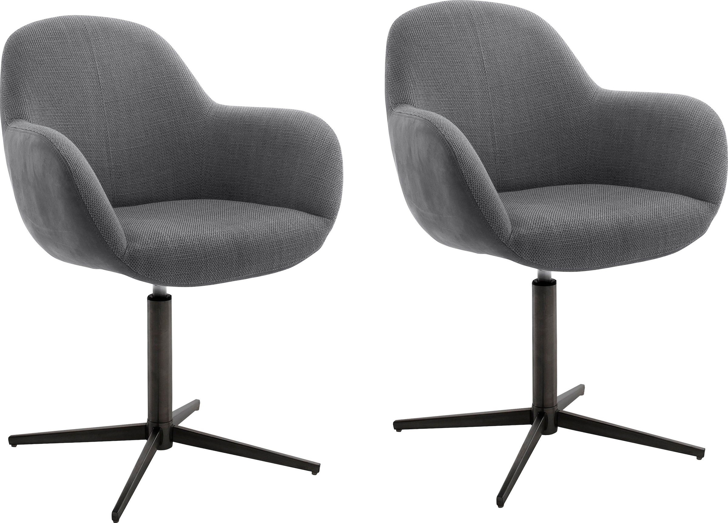 MCA furniture Esszimmerstuhl »Melrose«, (Set), mit St., Stuhl 360°drehbar 2 kaufen Nivellierung günstig
