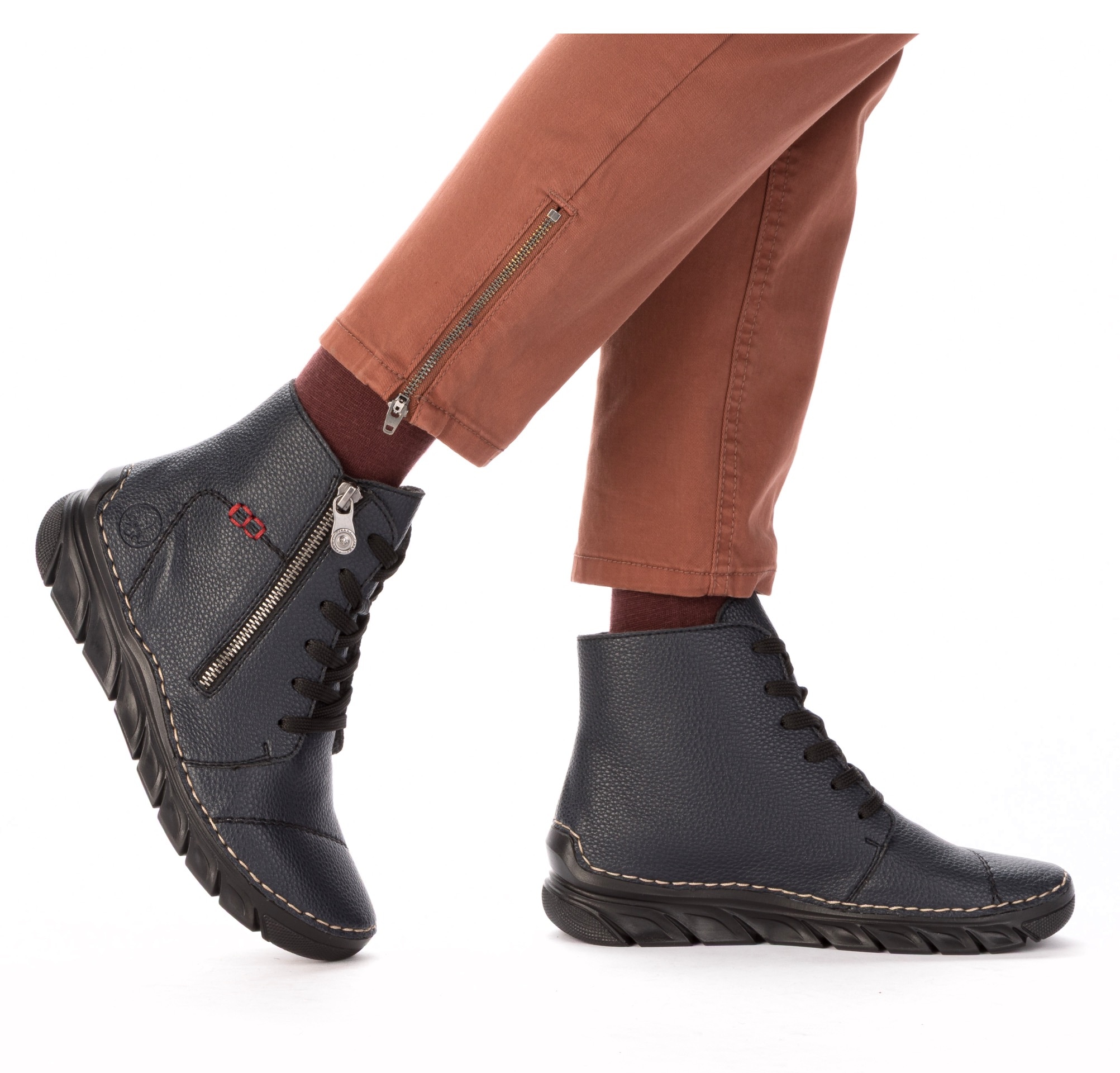 Rieker Bottines à lacets  bottine à lacets, boots casual avec semelle intérieure douce