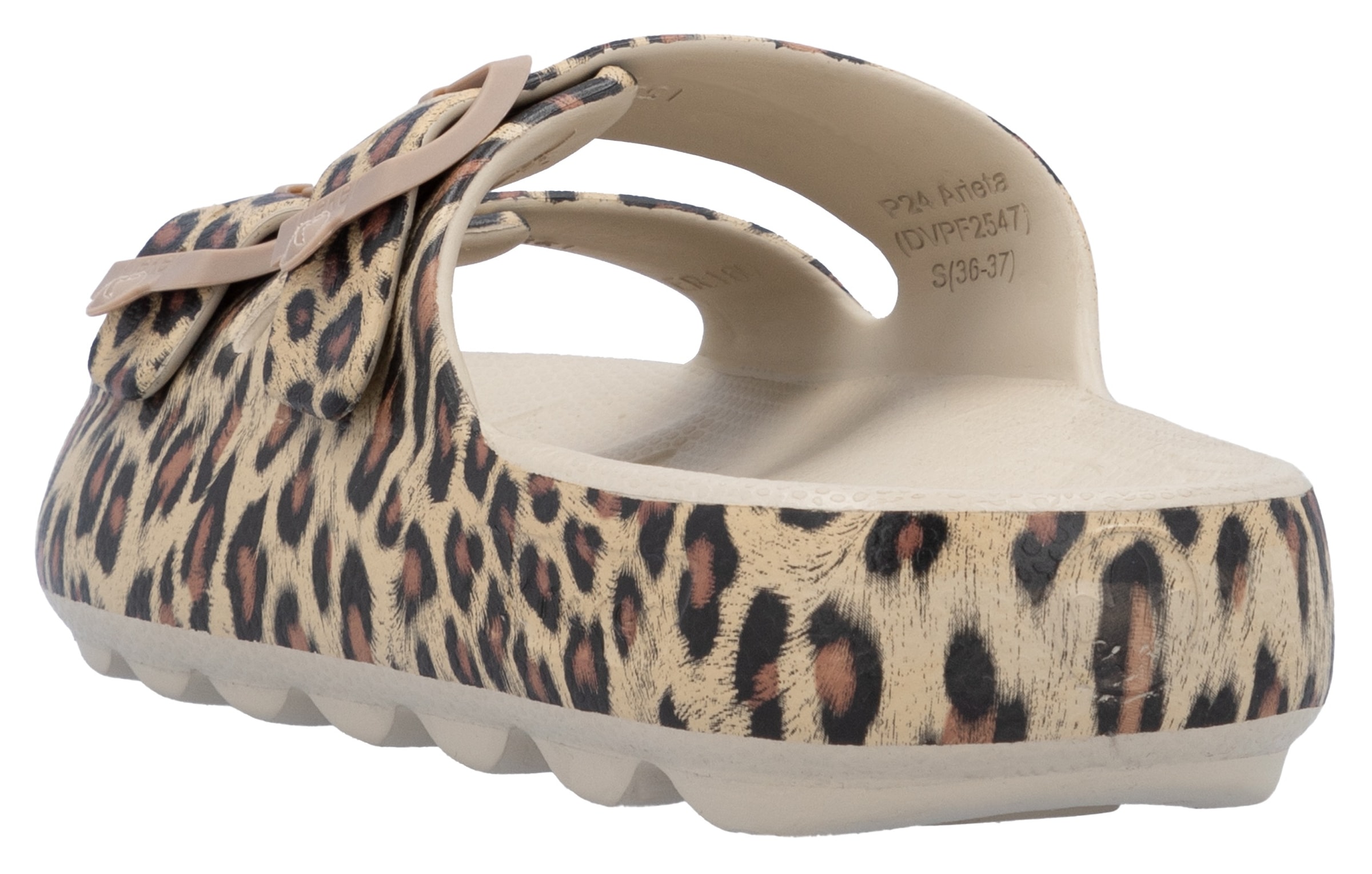 RIEKER Sport Pantolette  Sommerschuh, Strandschuh, Hausschuh mit zwei verstellbaren Schnallen