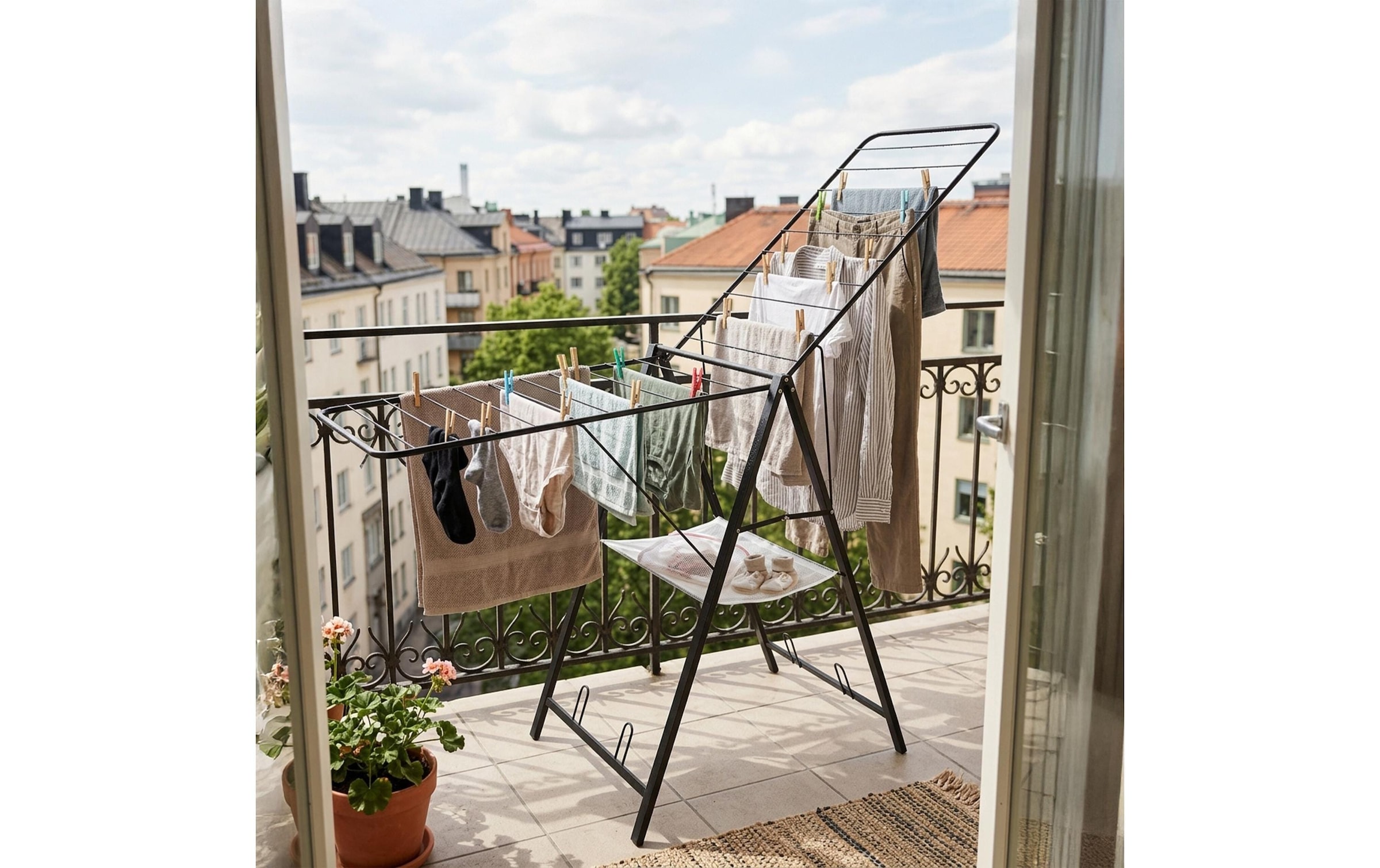 relaxdays Séchoir à linge »11 m«