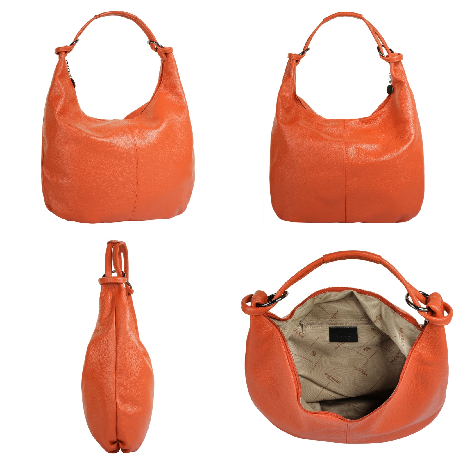 Cluty Shopper, echt Leder, Made in Italy