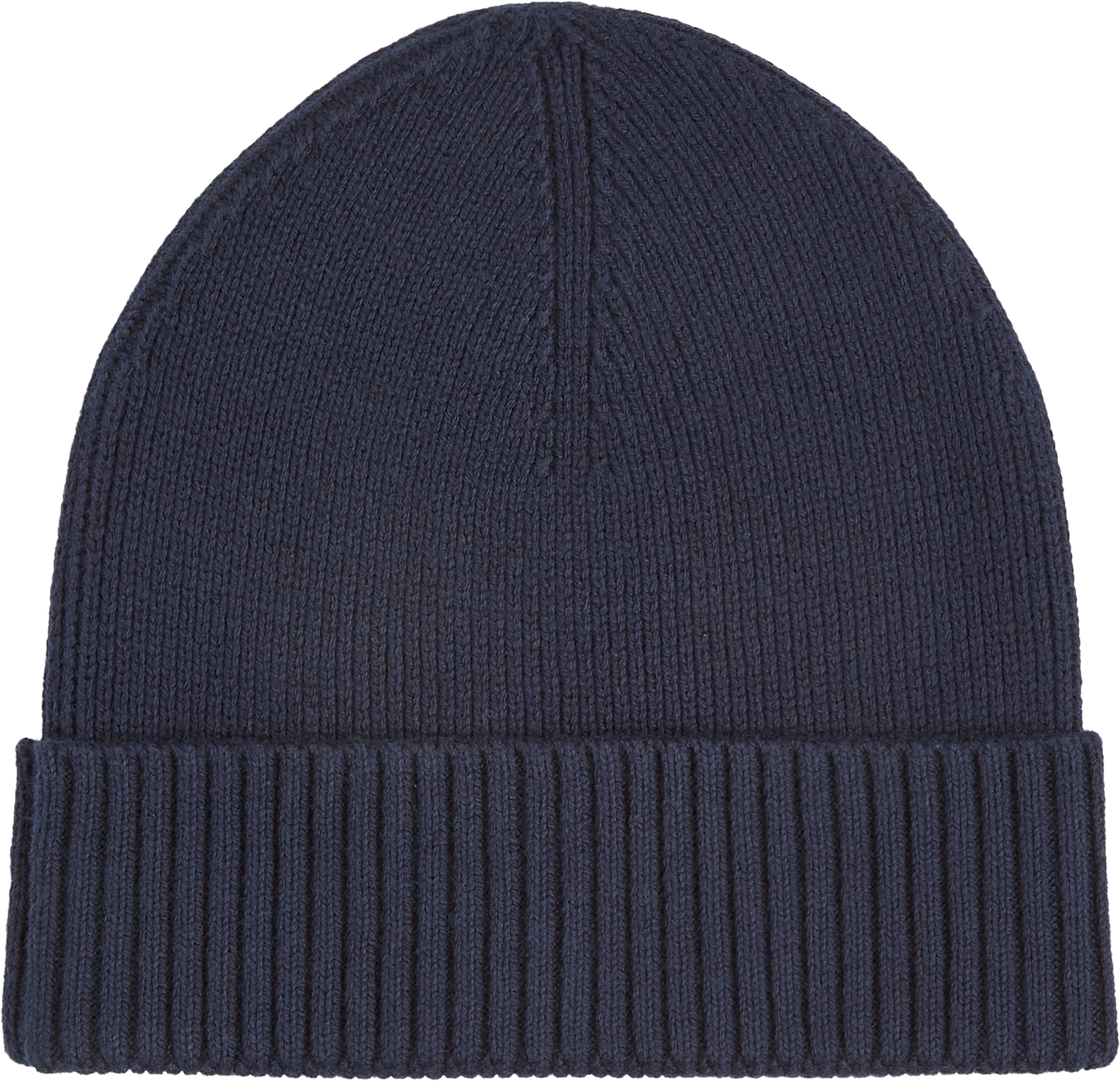 Tommy Hilfiger Strickmütze »TH FLAG PIMA COTTON BEANIE«, mit Logostickerei
