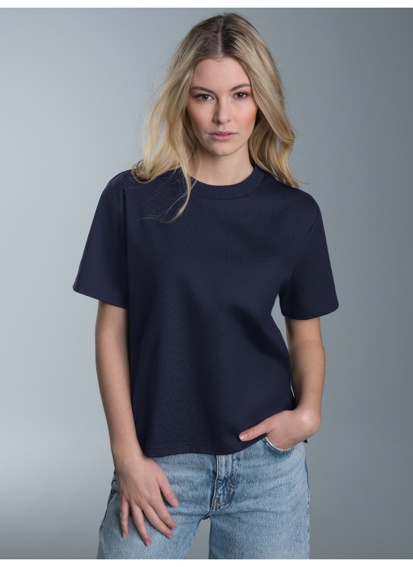 Trigema T-Shirt »TRIGEMA T-Shirt aus Baumwolle«, (1 tlg.)