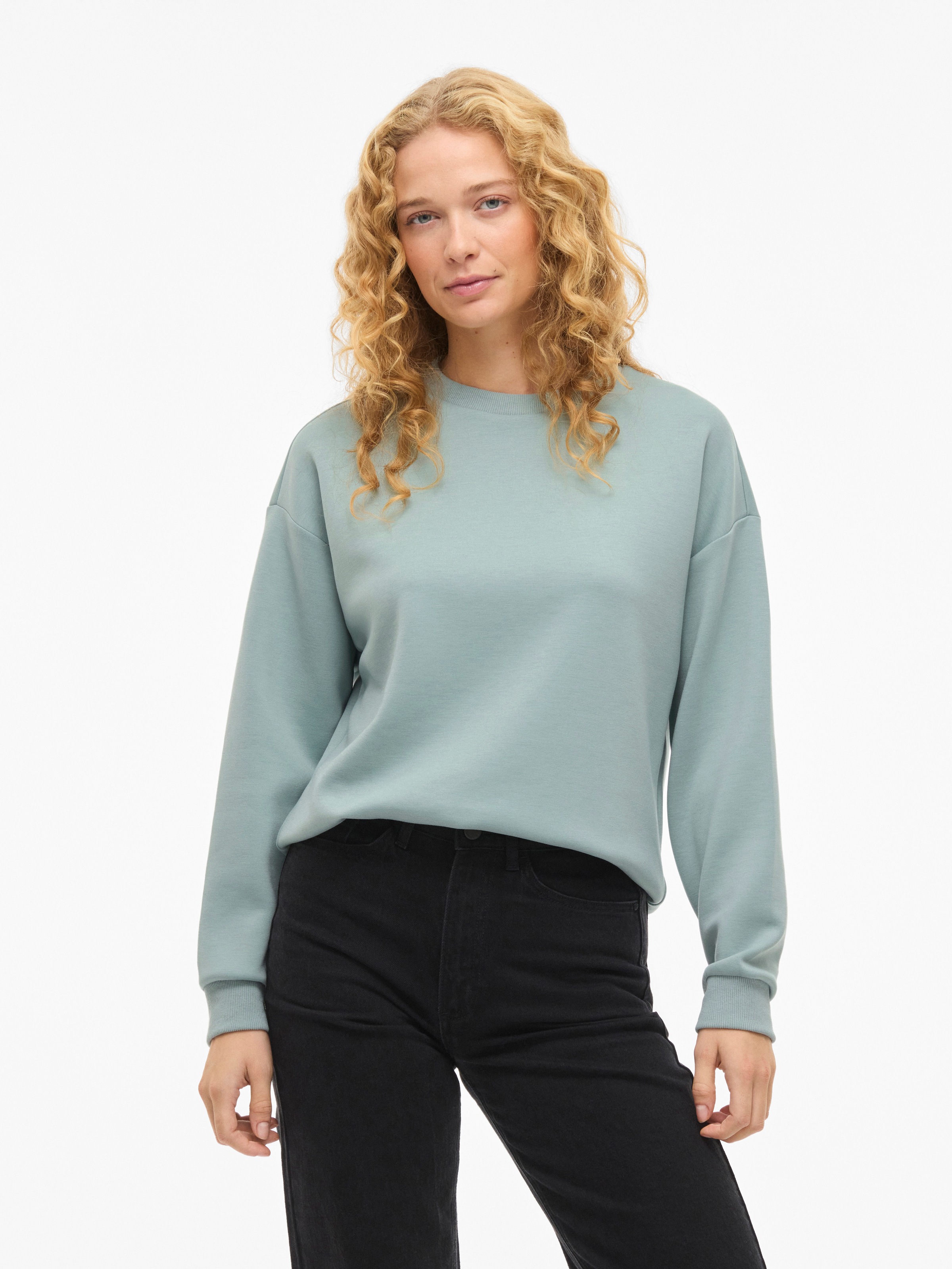 Image of Vila Sweatshirt "VISANDY L/S SWEAT TOP - NOOS", Viskosemischung, regular fit