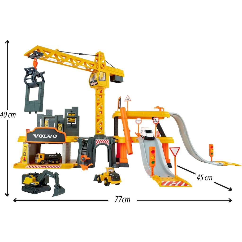 majORETTE Spiel-Gebäude »Baustelle Creatix + 5 Vehicles«