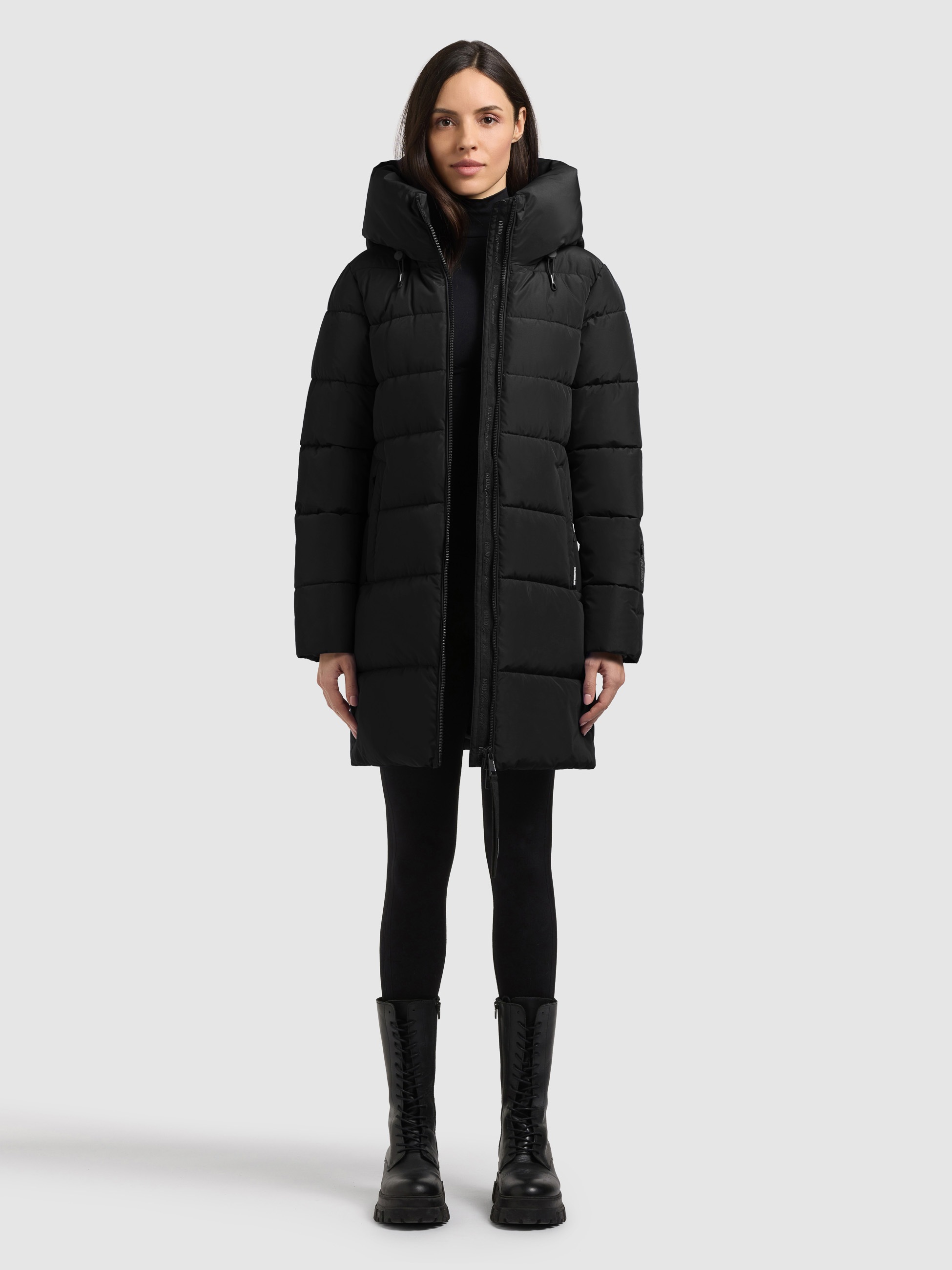 khujo Steppjacke »GRIMES« mit Kapuze Reissverschlusstaschen
