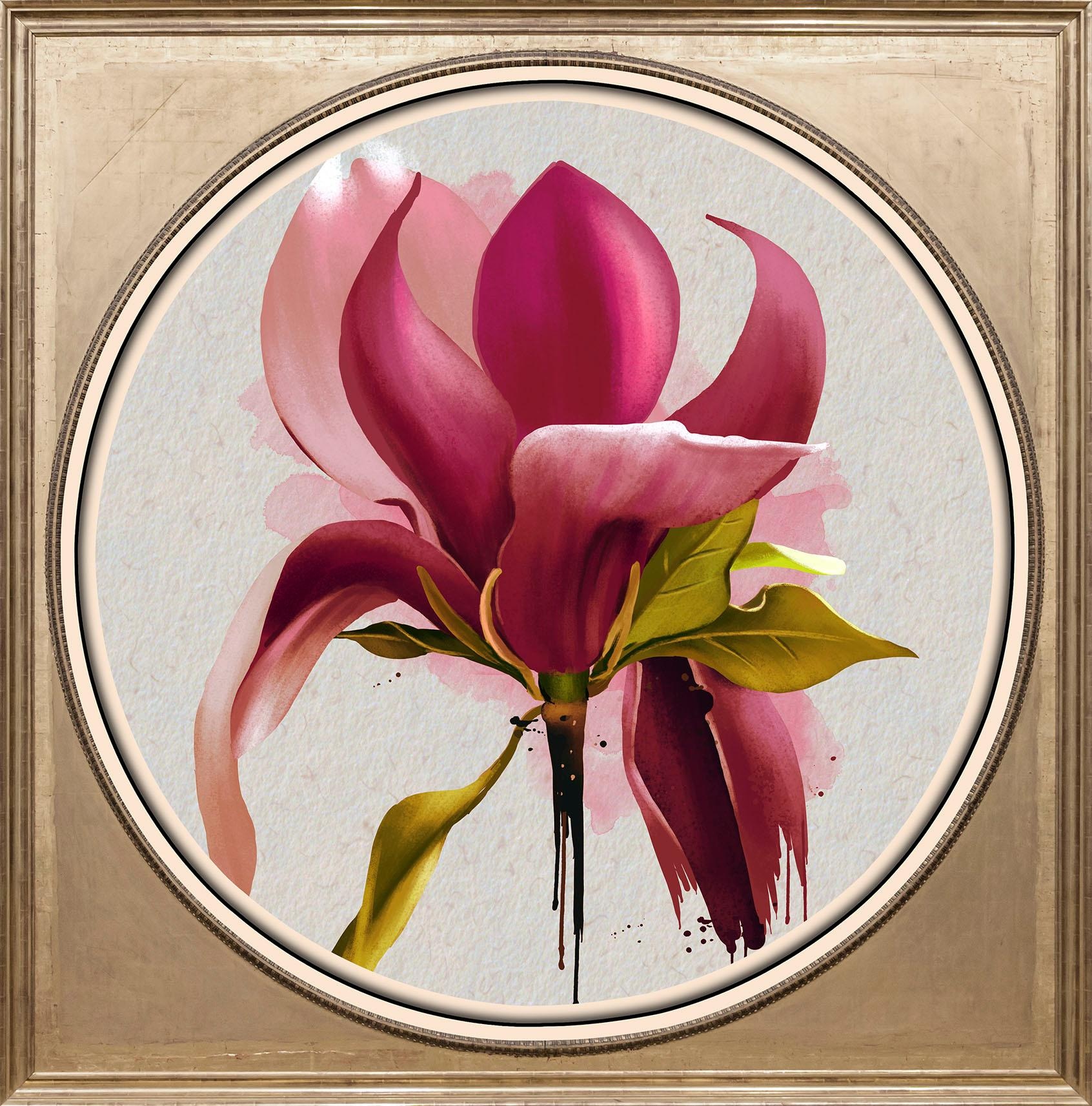 Image of queence Acrylglasbild "Magnolie" Blumen Blumenbilder Gemälde Kunst Pflanzen Pflanzenbilder Fine Art-Print in Galeriequalität