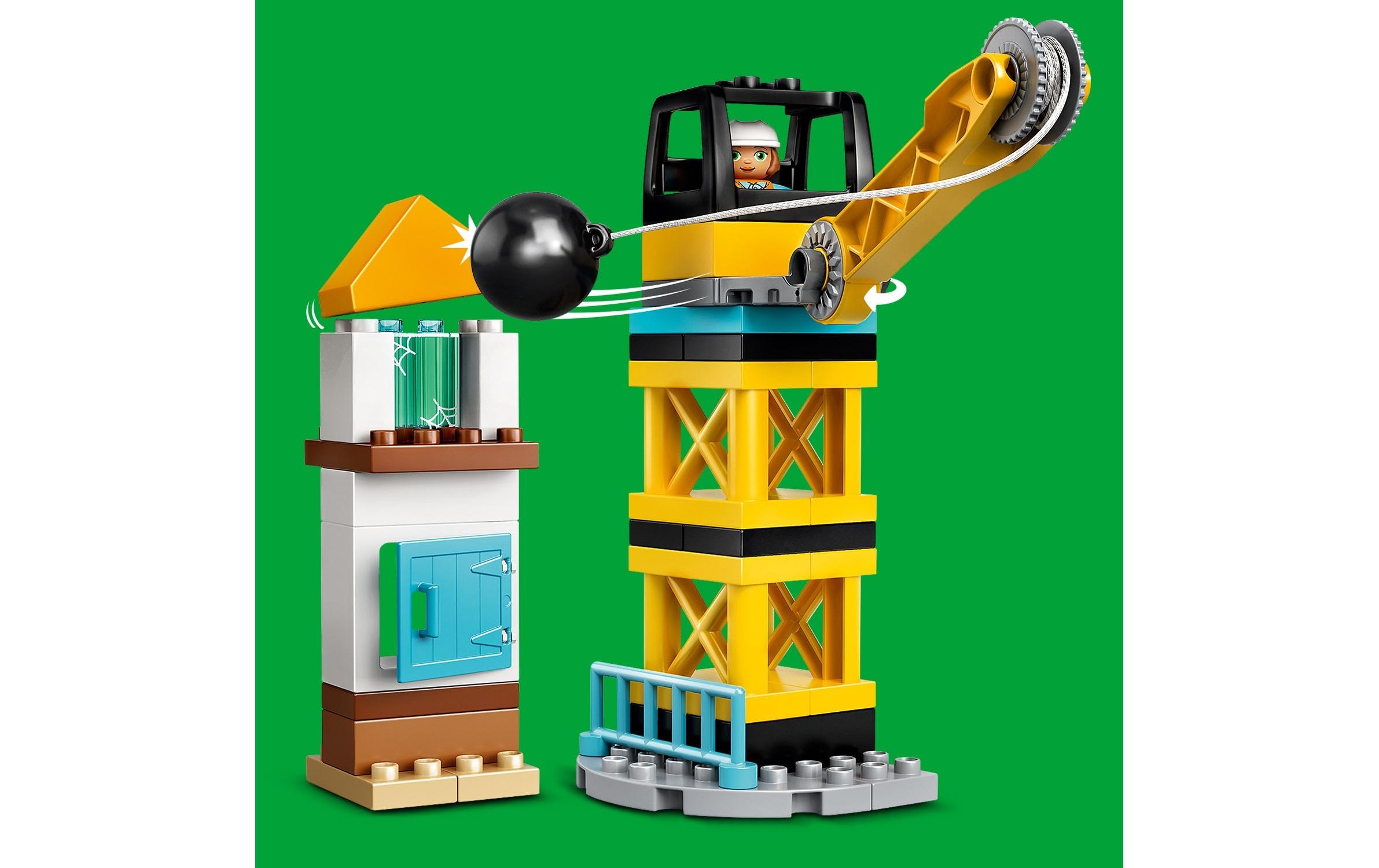LEGO® Spielbausteine »DUPLO® Baustelle mit Abrissbirne 10932«, (56 St.)