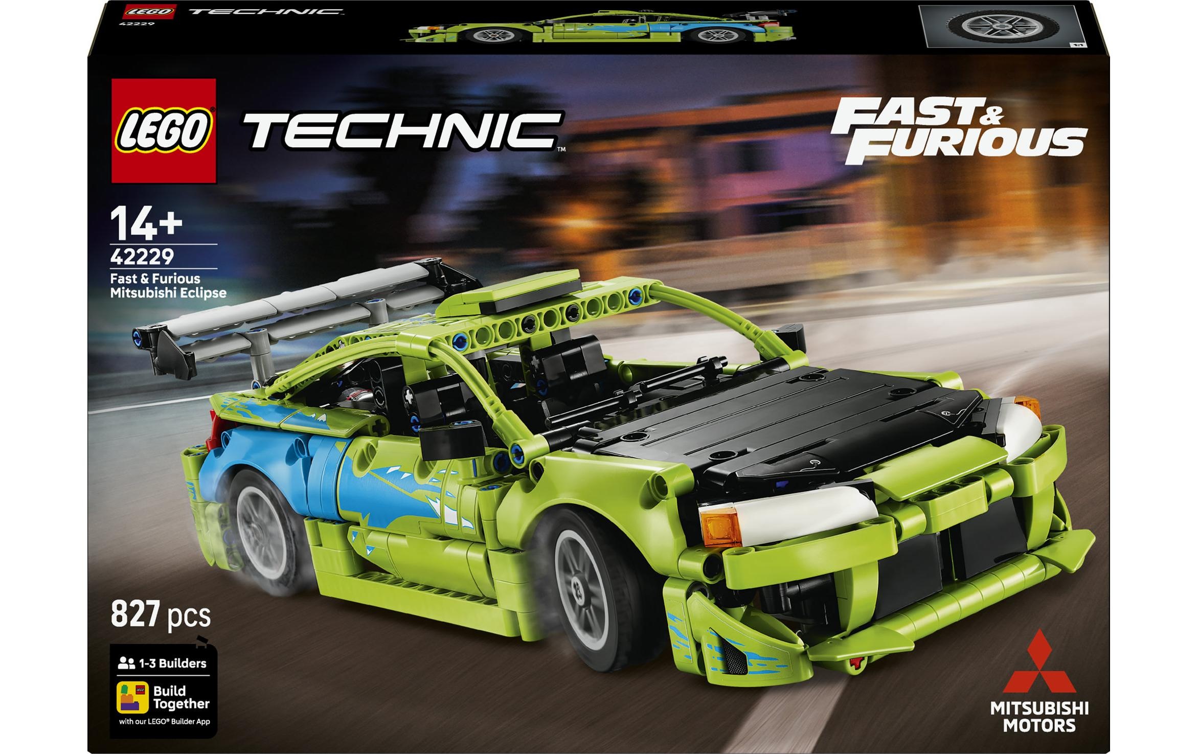 LEGO® Pions de construction »Fast and Furious Mitsubishi Eclipse Auto (42229), LEGO Technic« fabriqué en Europe