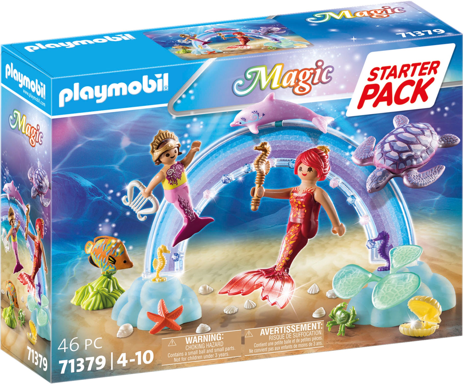 Konstruktions-Spielset »Starter Pack, Meerjungfrauen (71379), Princess Magic«, (46 St.)