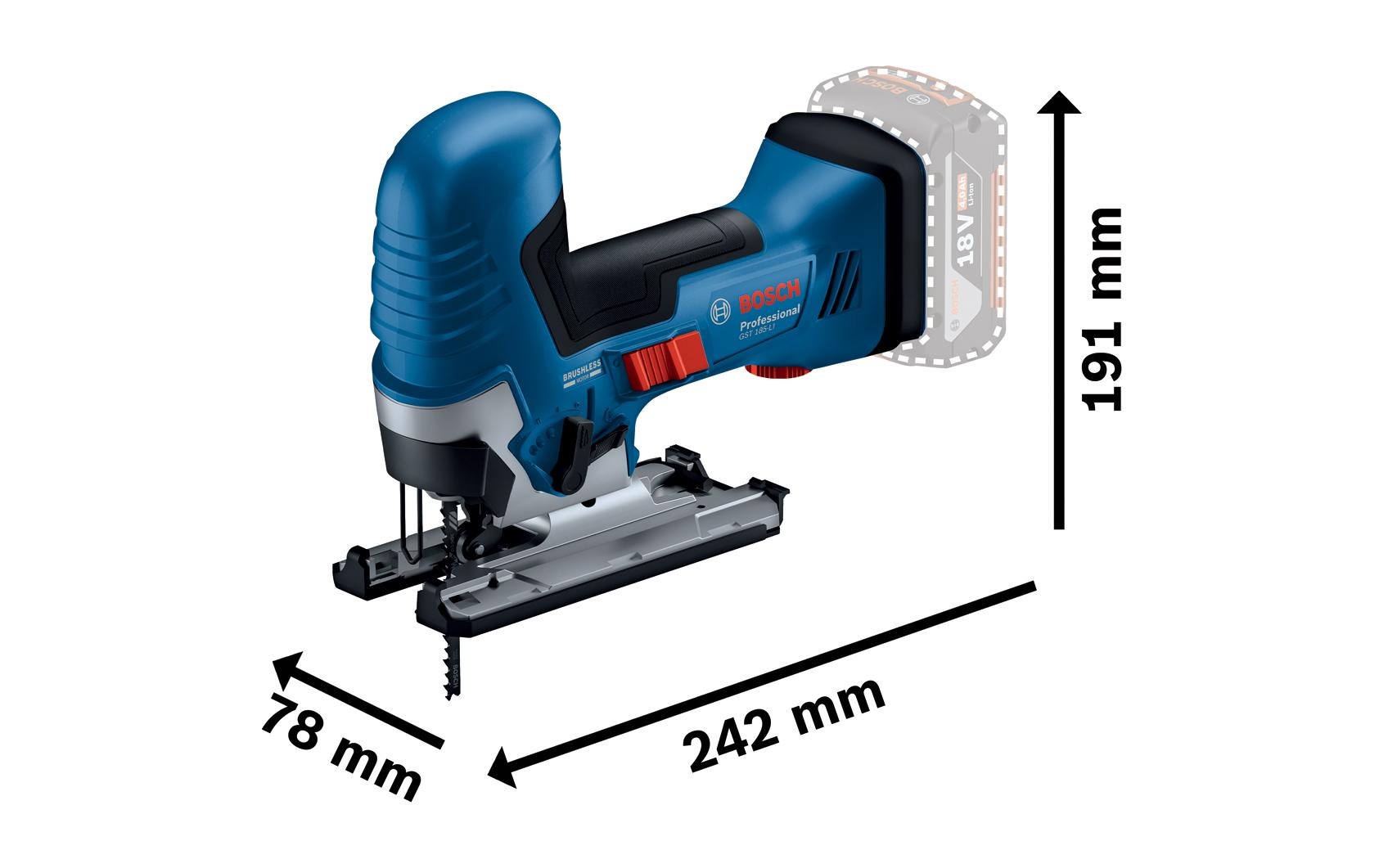 Bosch Professional Stichsäge »GST 18 V-125 S Solo«