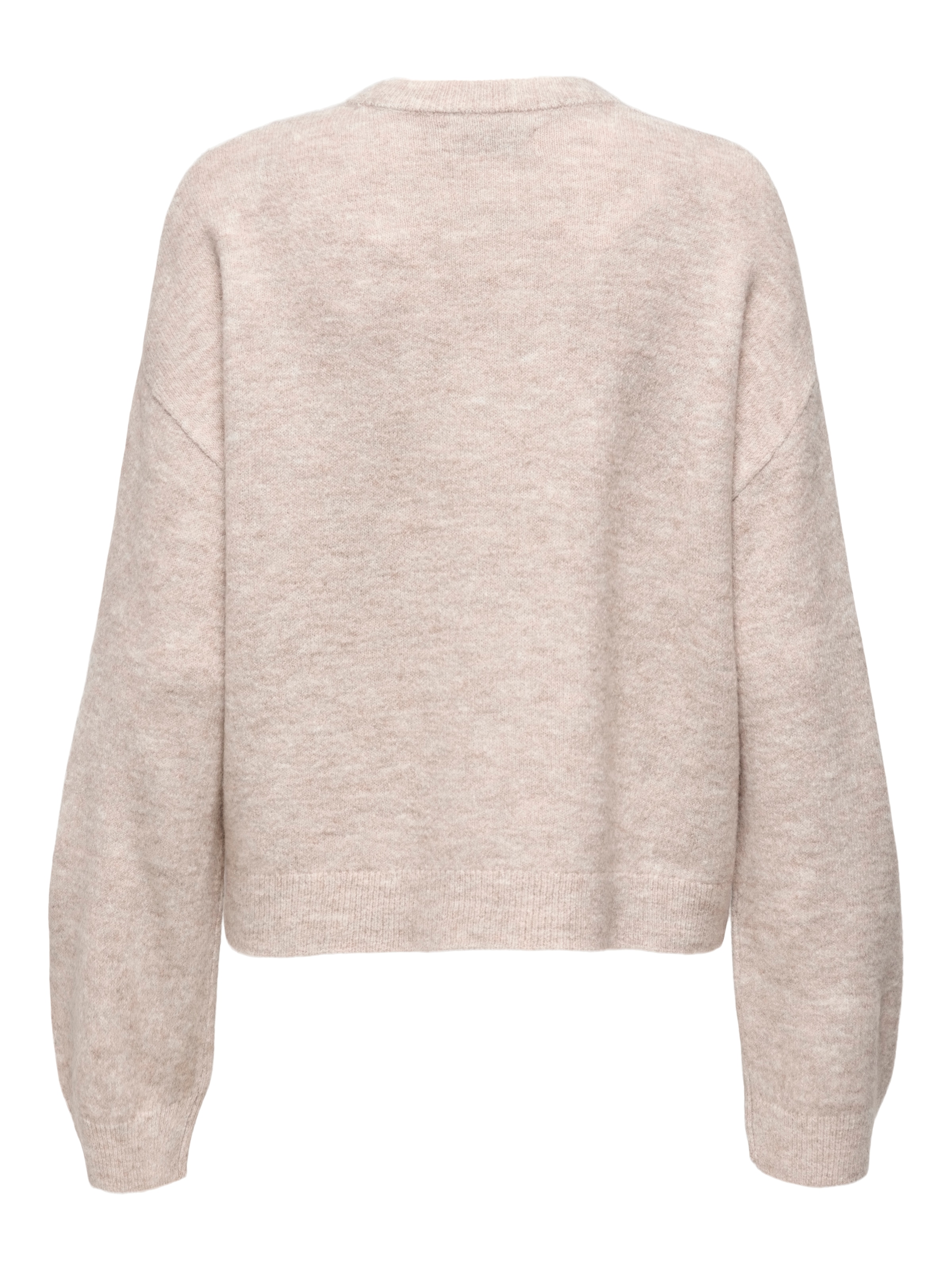 ONLY Pull à col rond »ONLSIMONI L/S O-NECK PULLOVER KNT NOOS« Materialmix, regular fit