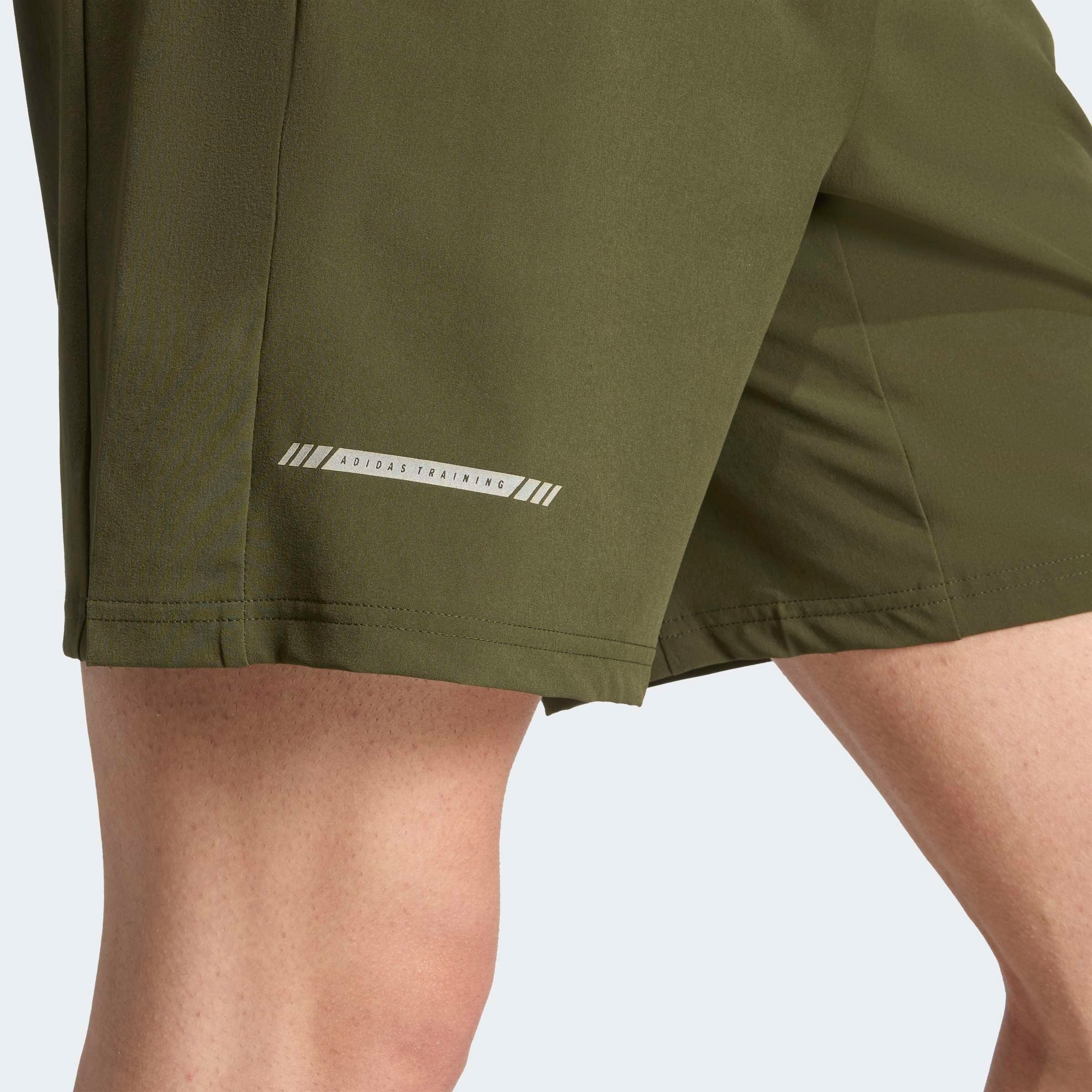 adidas Performance Short »TRAINING ESSENTIALS HOLIDAY PACK«  pour fitness et entraînement, aspect métallique, séchage rapide