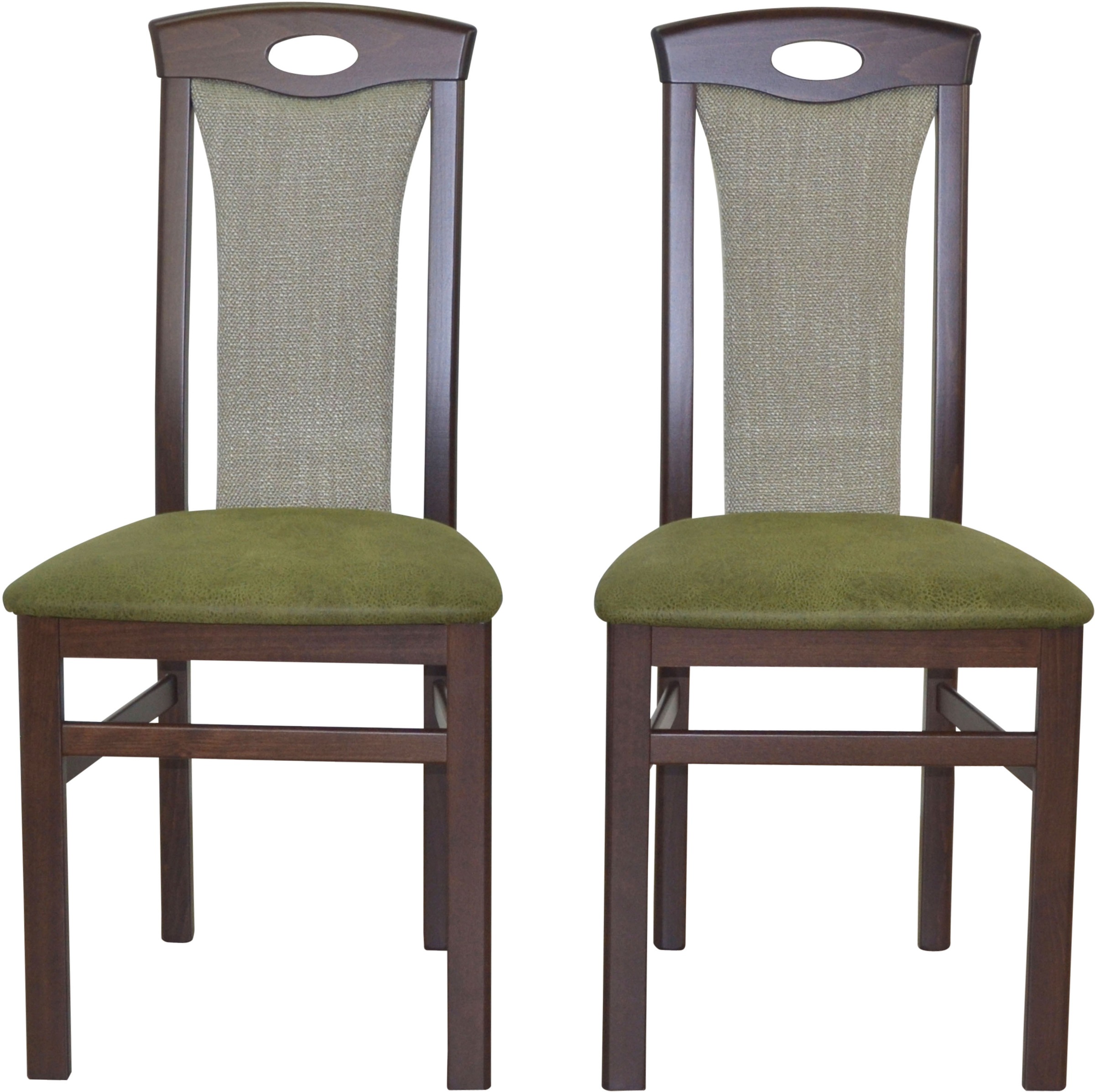 HOFMANN LIVING AND MORE 4-Fussstuhl, (Set), 2 St., Polyester-Kunstleder