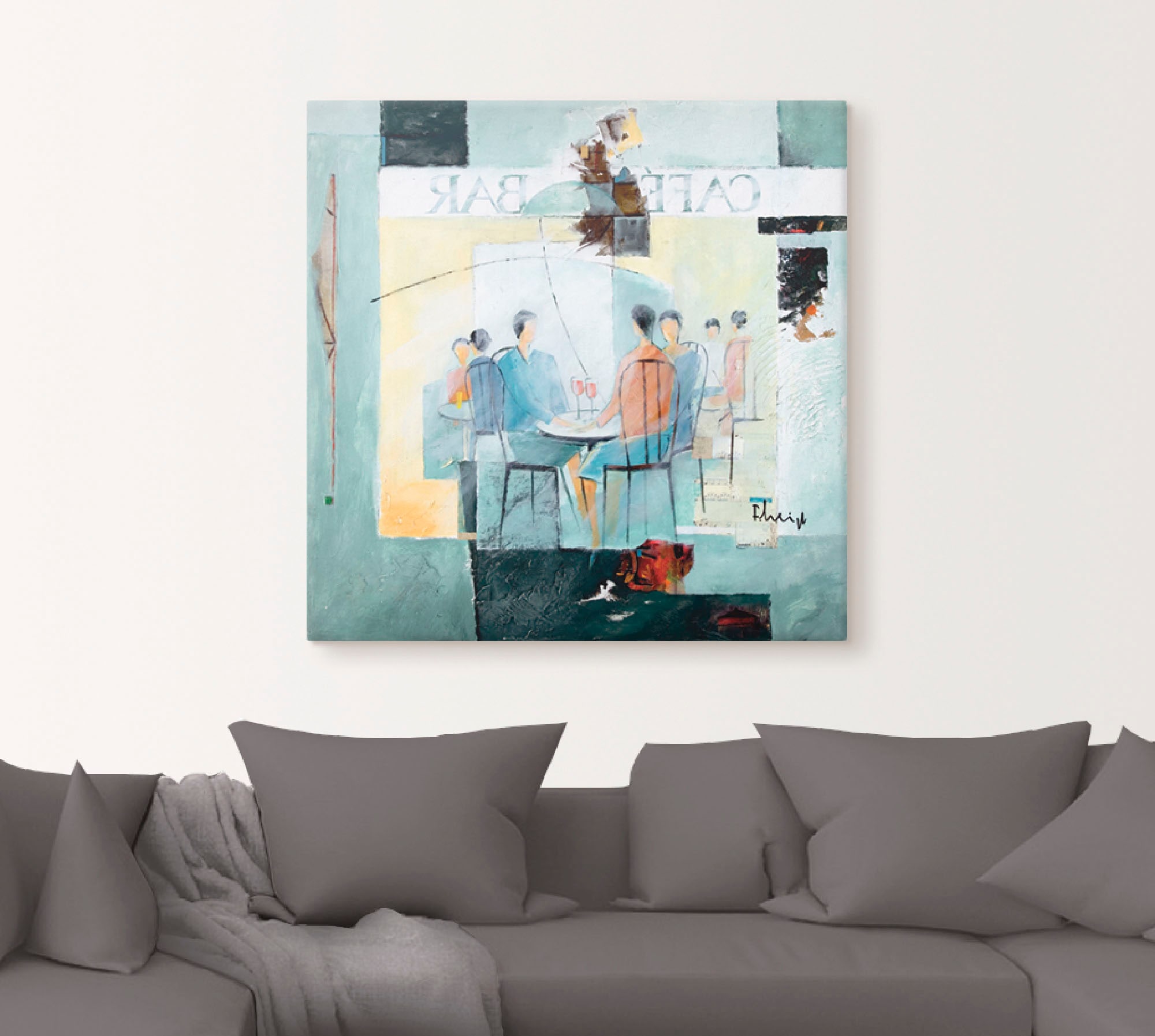 Artland Wandbild »Geschmack von Zitronen«, Gruppen & Familien, (1 St.), als Leinwandbild, Poster, Wandaufkleber in verschied. Grössen
