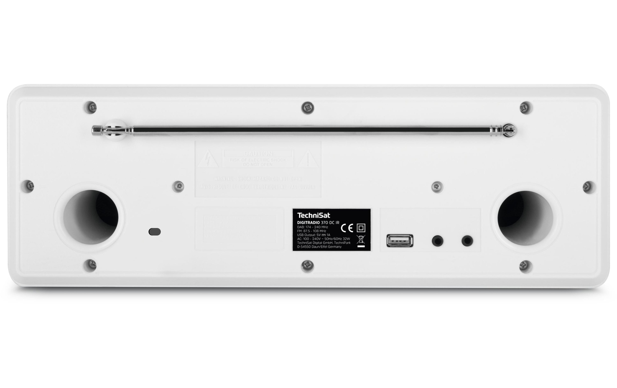 TechniSat Digitalradio (DAB+) »DigitRadio 370 CD IR«, CD-Player, Display, Equalizer, Fernbedienung, Senderspeicher